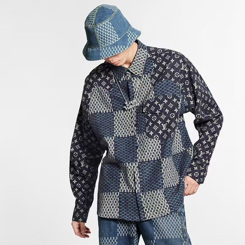 Louis Vuitton Louis Vuitton - Virgil Abloh / Nigo - SS20 - Flannel Shirt Size US XXL / EU 58 / 5 - 23 Thumbnail