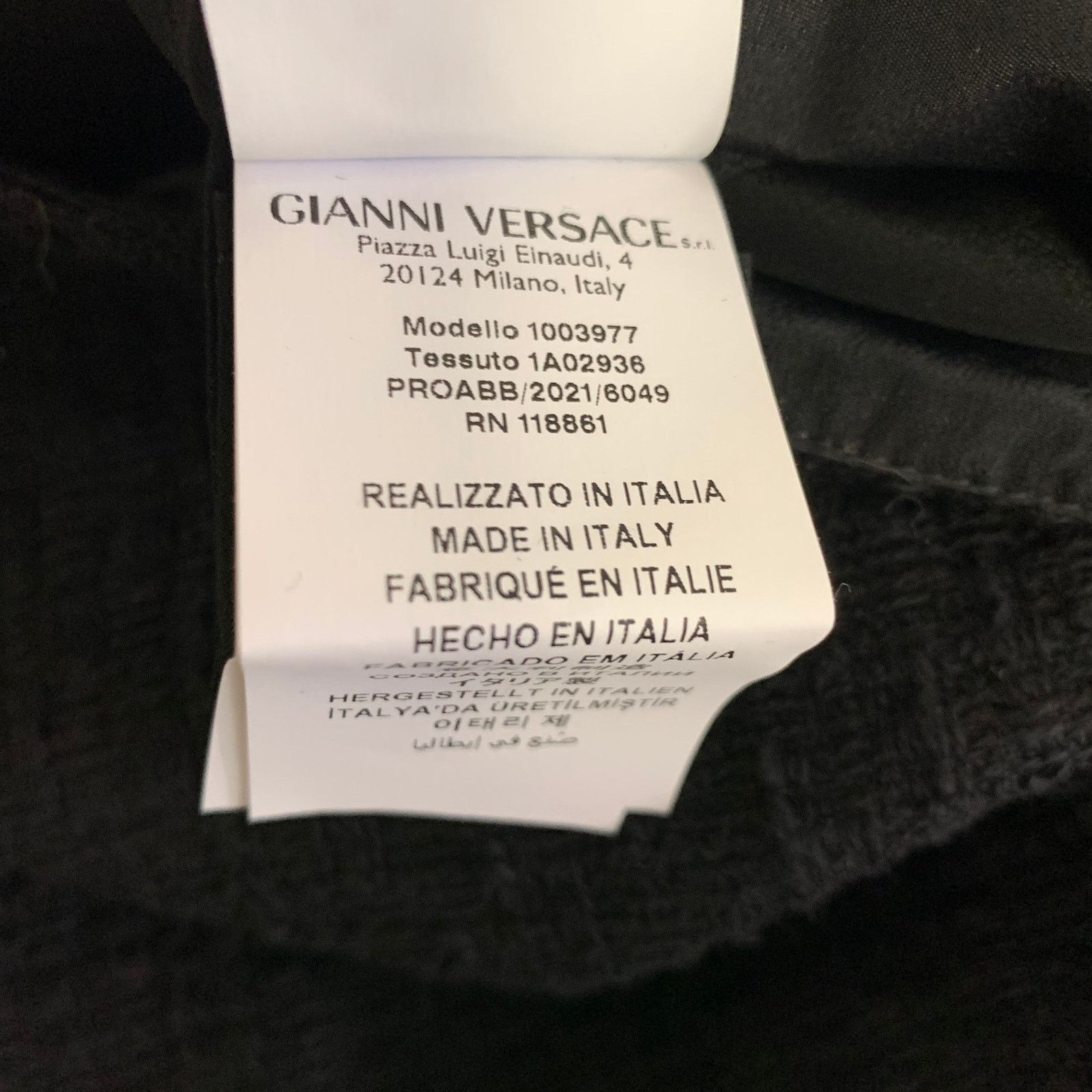 Versace VERSACE Size 2 Black Gold Cotton Chain Mini Skirt Size XS / US 0-2 / IT 36-38 - 6 Thumbnail