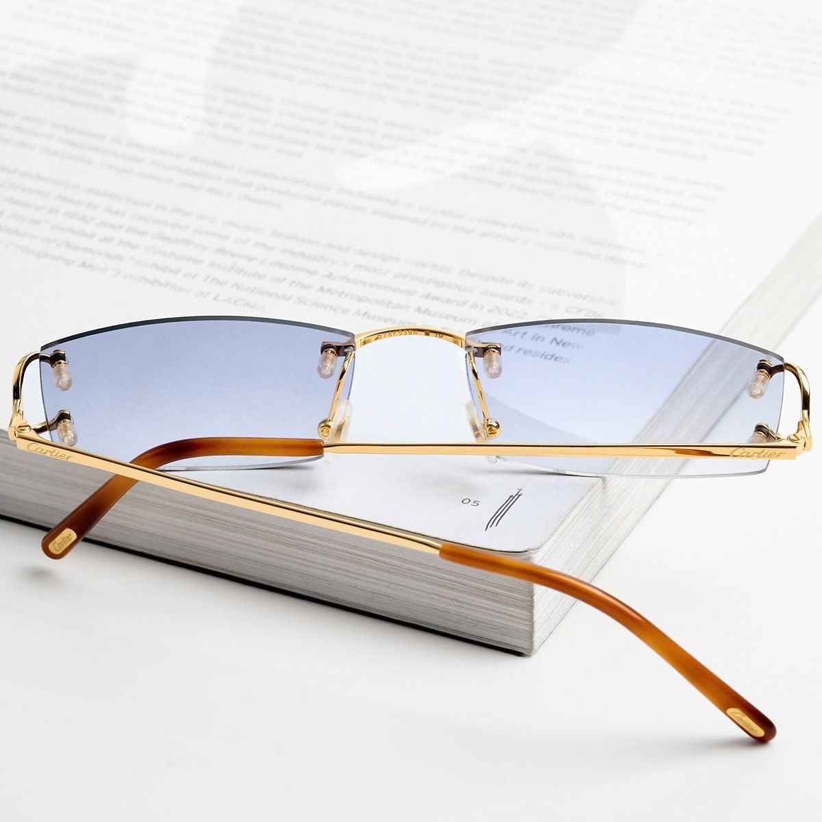 Cartier CARTIER CT0092O 001 PARIS ASH SUNGLASSES Size ONE SIZE - 7 Thumbnail
