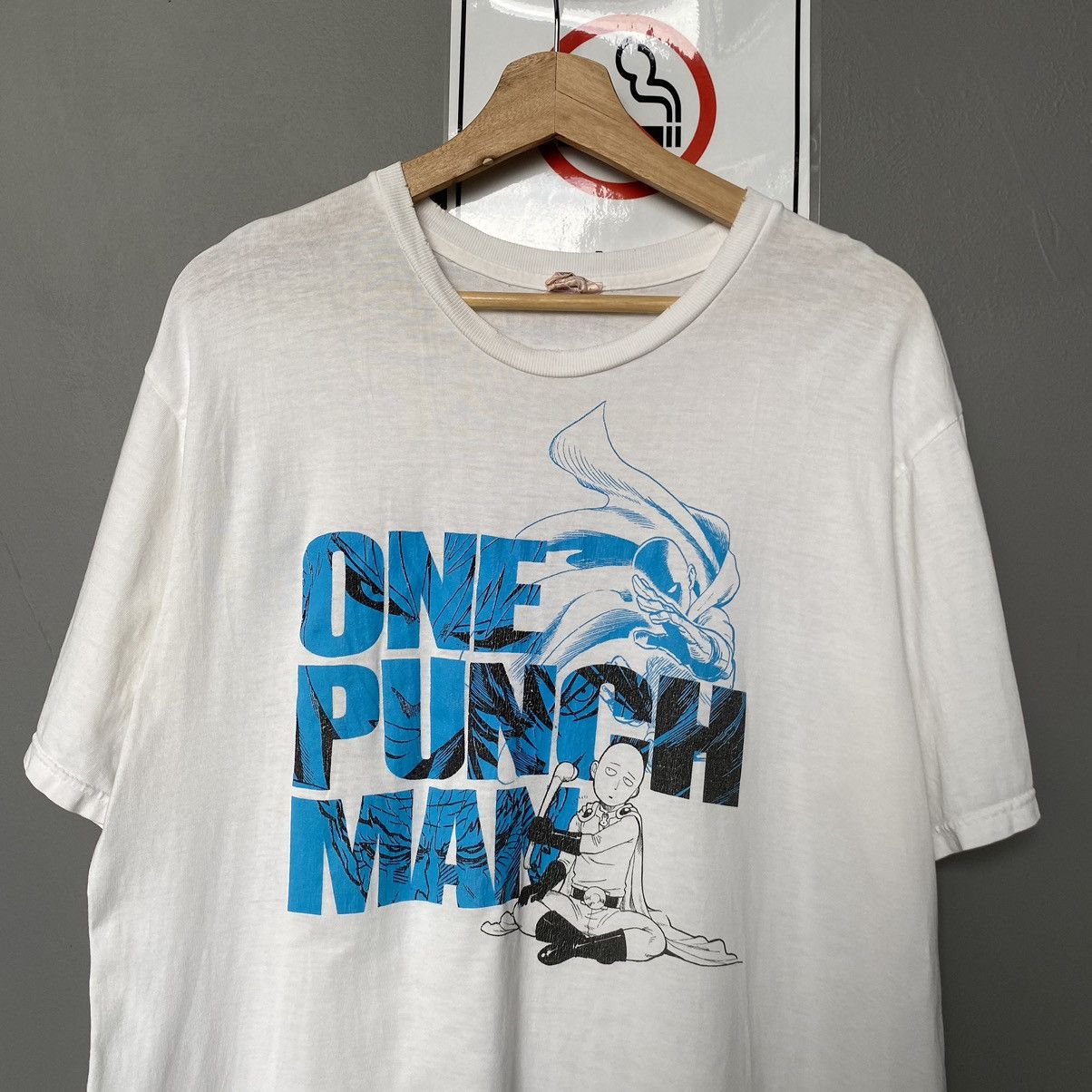 Anime Thrashed One Punch Man Japanese Anime ERD GRUNGE TSHIRT Size US XL / EU 56 / 4 - 2 Thumbnail