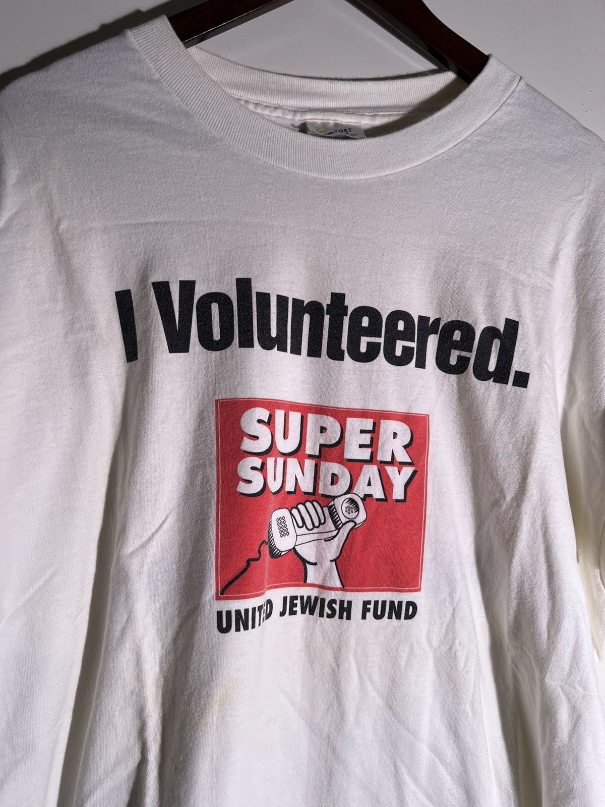 Vintage Y2K 2000’s Vintage Super Sunday United Jewish Fund Retro Tee Size US XL / EU 56 / 4 - 3 Thumbnail