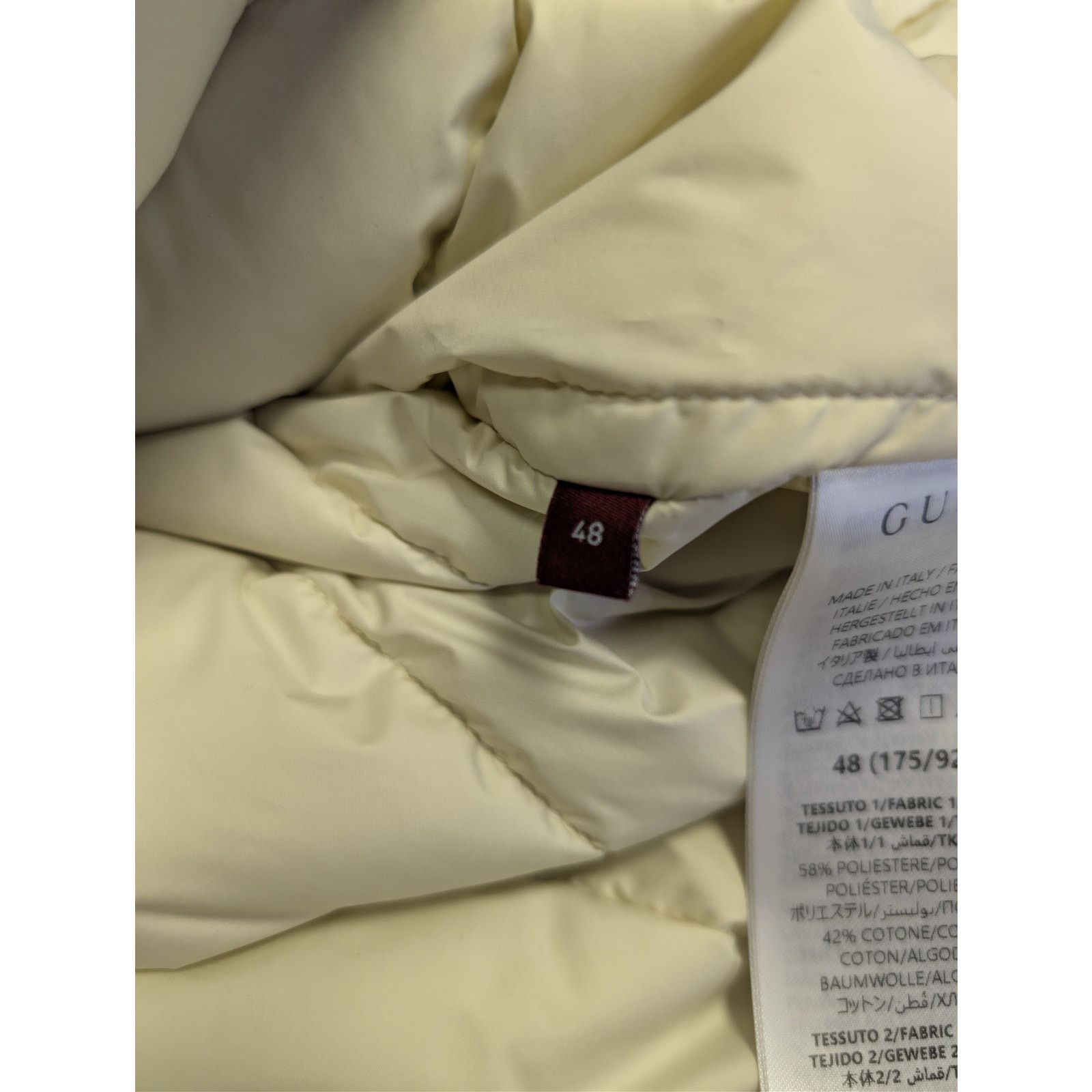 Gucci o1rshd1 Padded Down Jacket in Black/White Size US M / EU 48-50 / 2 - 17 Thumbnail