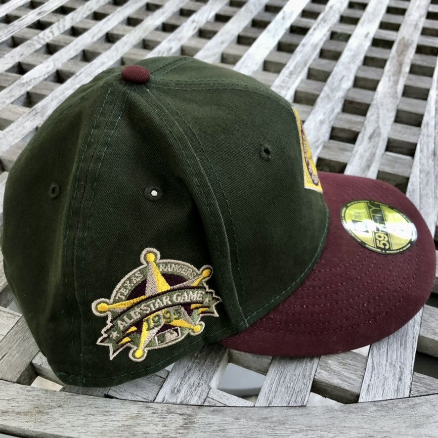 New Era Texas Rangers Fall Tones ASG Patch 59FIFTY Hat Club 7 1/4 Size ONE SIZE - 3 Thumbnail