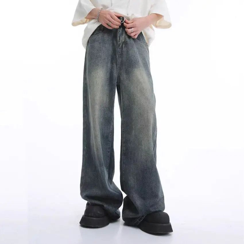 Designer × Japanese Brand Classic Vintage Aged Blue Jeans Size US 33 - 1 Thumbnail