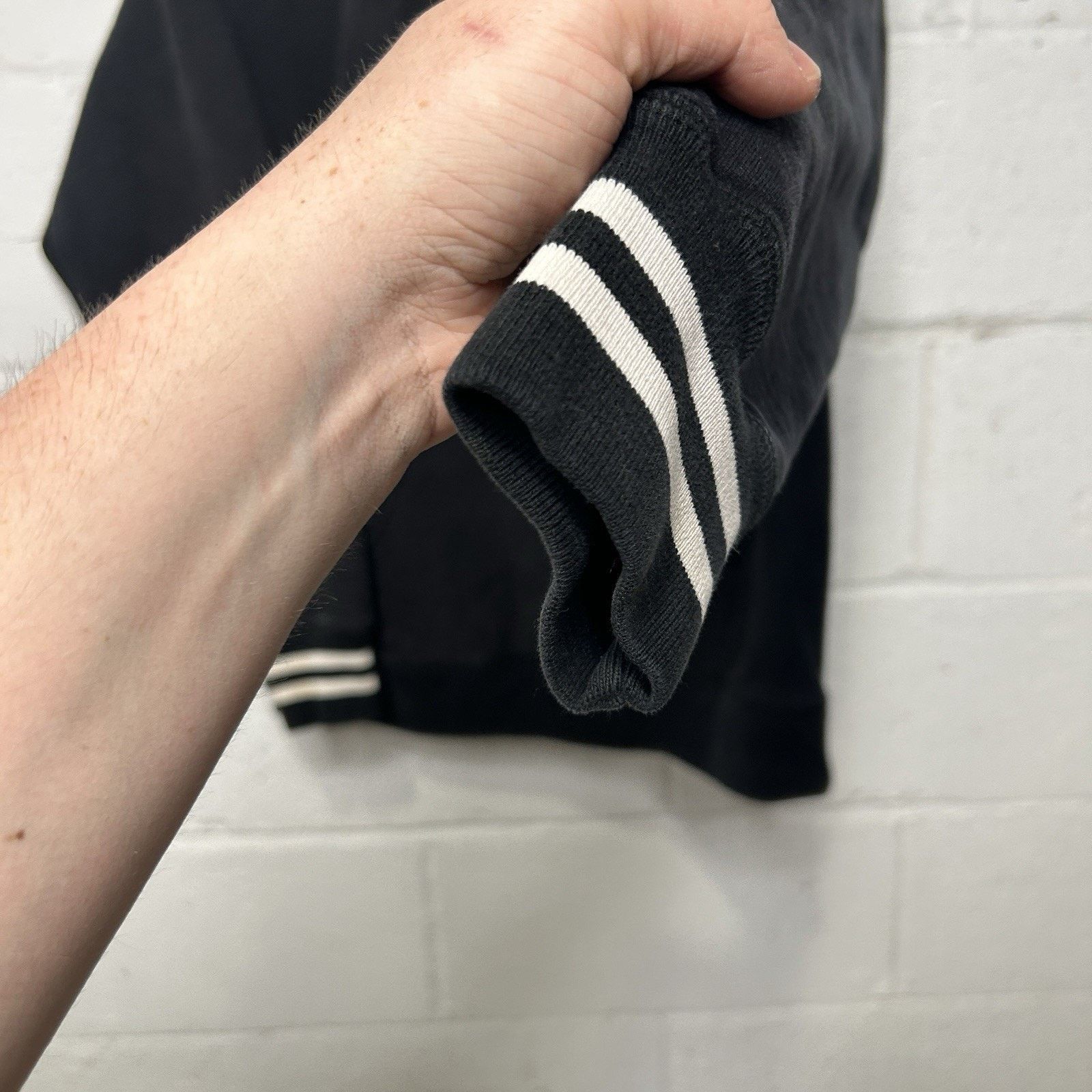 Supreme Supreme Black Embroidered Pullover Striped Hoodie “Black” Size US M / EU 48-50 / 2 - 6 Thumbnail