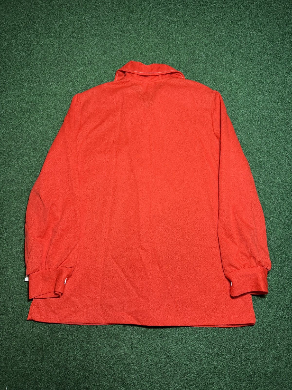 Vintage Vintage 70s Lady Blair Red Blouse Talon Zipper Retro Red Size XL / US 12-14 / IT 48-50 - 5 Thumbnail