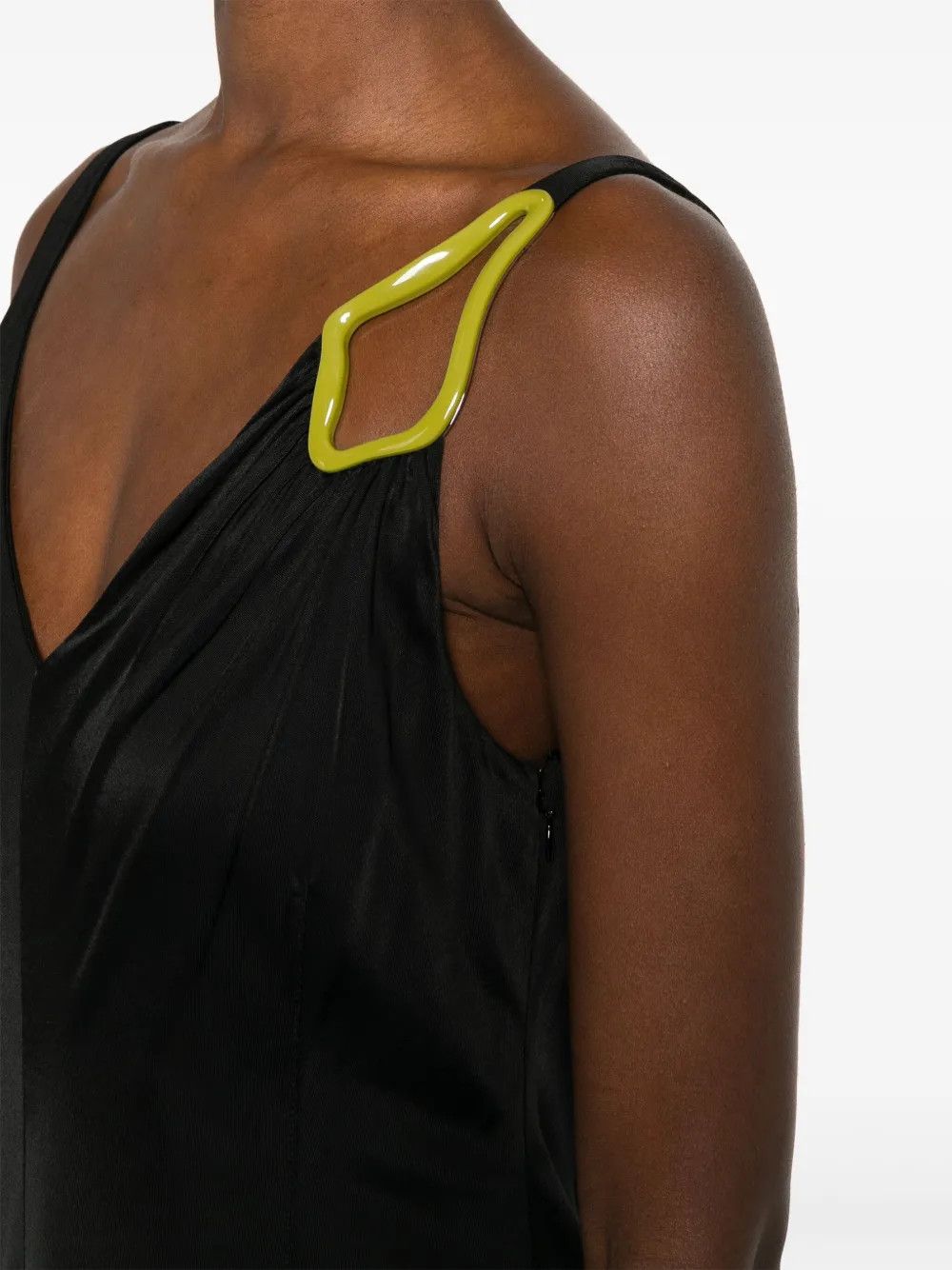 Lanvin o1y0326 Maxi Dress in Black Size M / US 6-8 / IT 42-44 - 5 Thumbnail