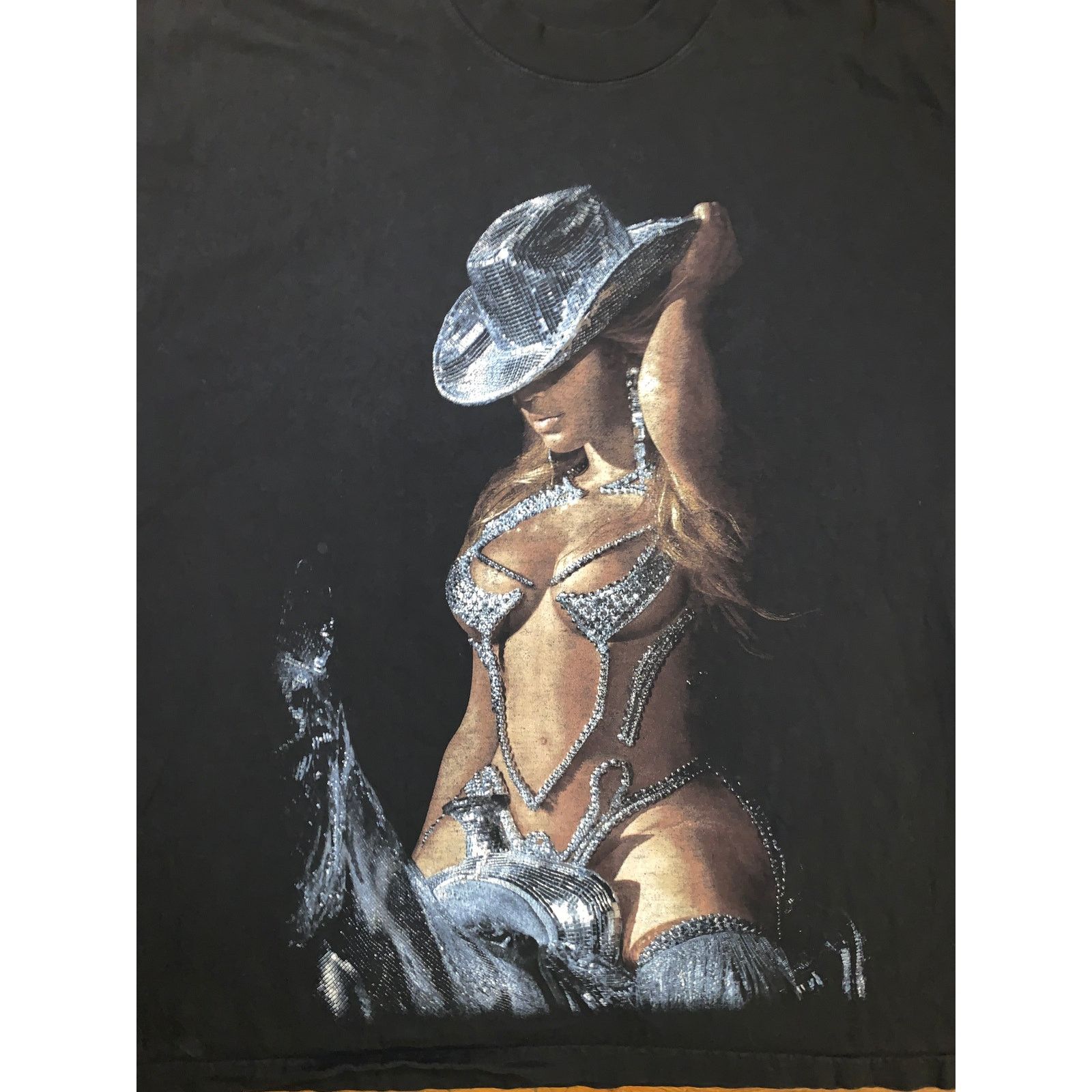 Beyonce Beyonce Renaissance Tour T Shirt 2023 Reneigh Horse Black XL Size US XL / EU 56 / 4 - 1 Thumbnail