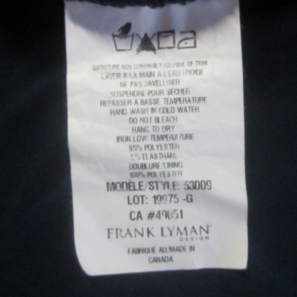 Joseph & Lyman Frank Lyman Womens Blue Angled Tunic Size 6 Size S / US 4 / IT 40 - 5 Thumbnail