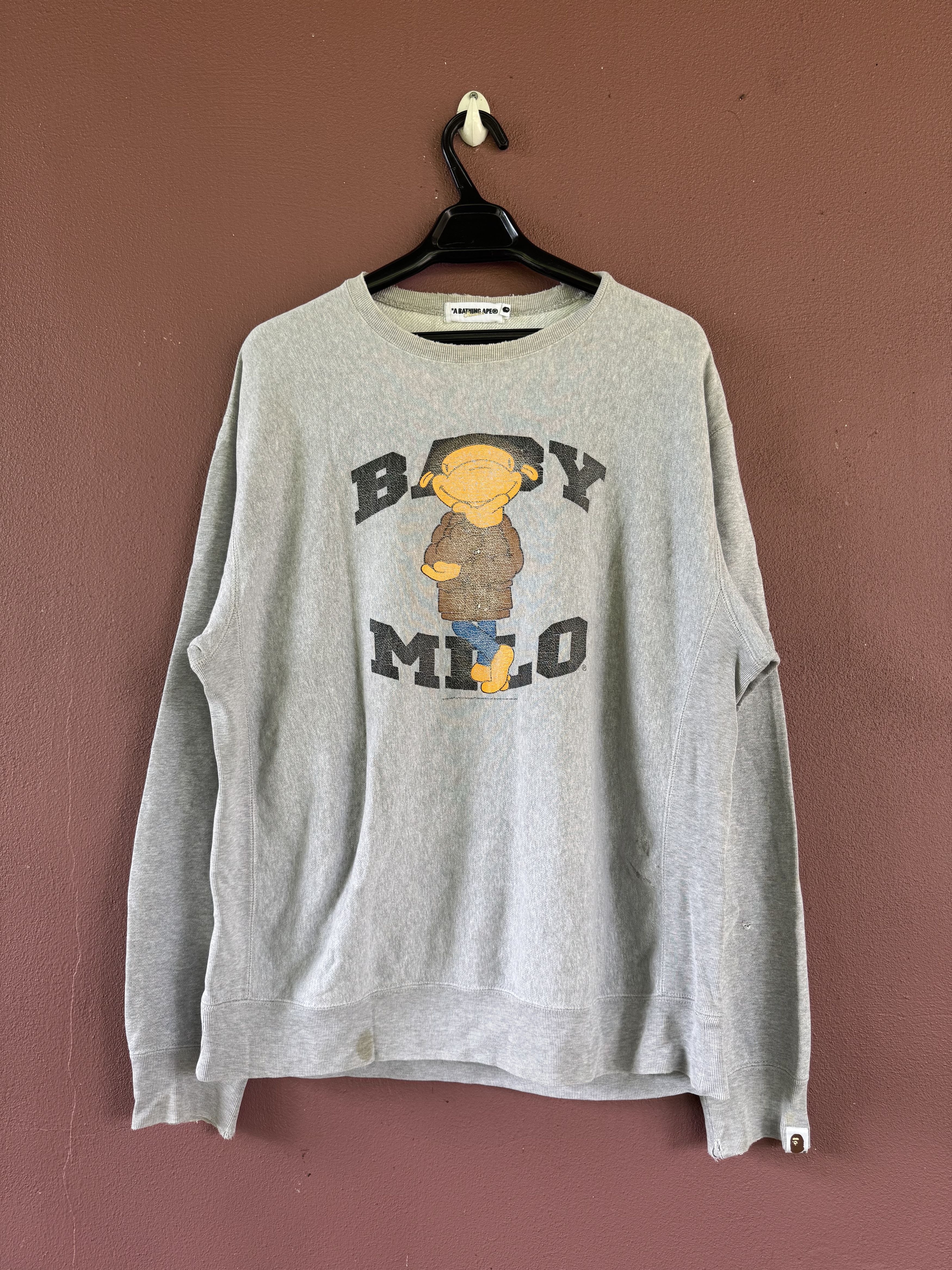 Bape Baby Milo Crewneck Size US L / EU 52-54 / 3 - 1 Thumbnail
