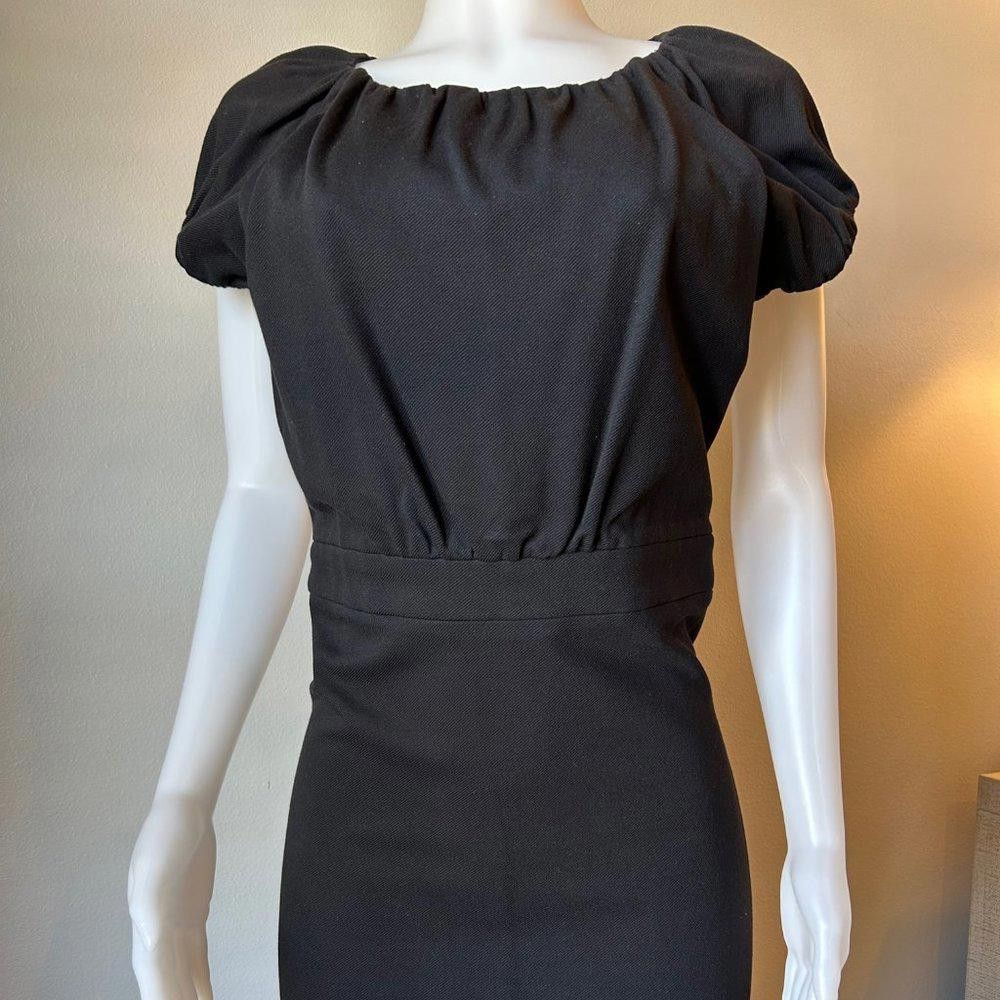 Designer Twelfth Street by Cynthia Vincent Exposed Zipper Black Dress Size M / US 6-8 / IT 42-44 - 2 Thumbnail