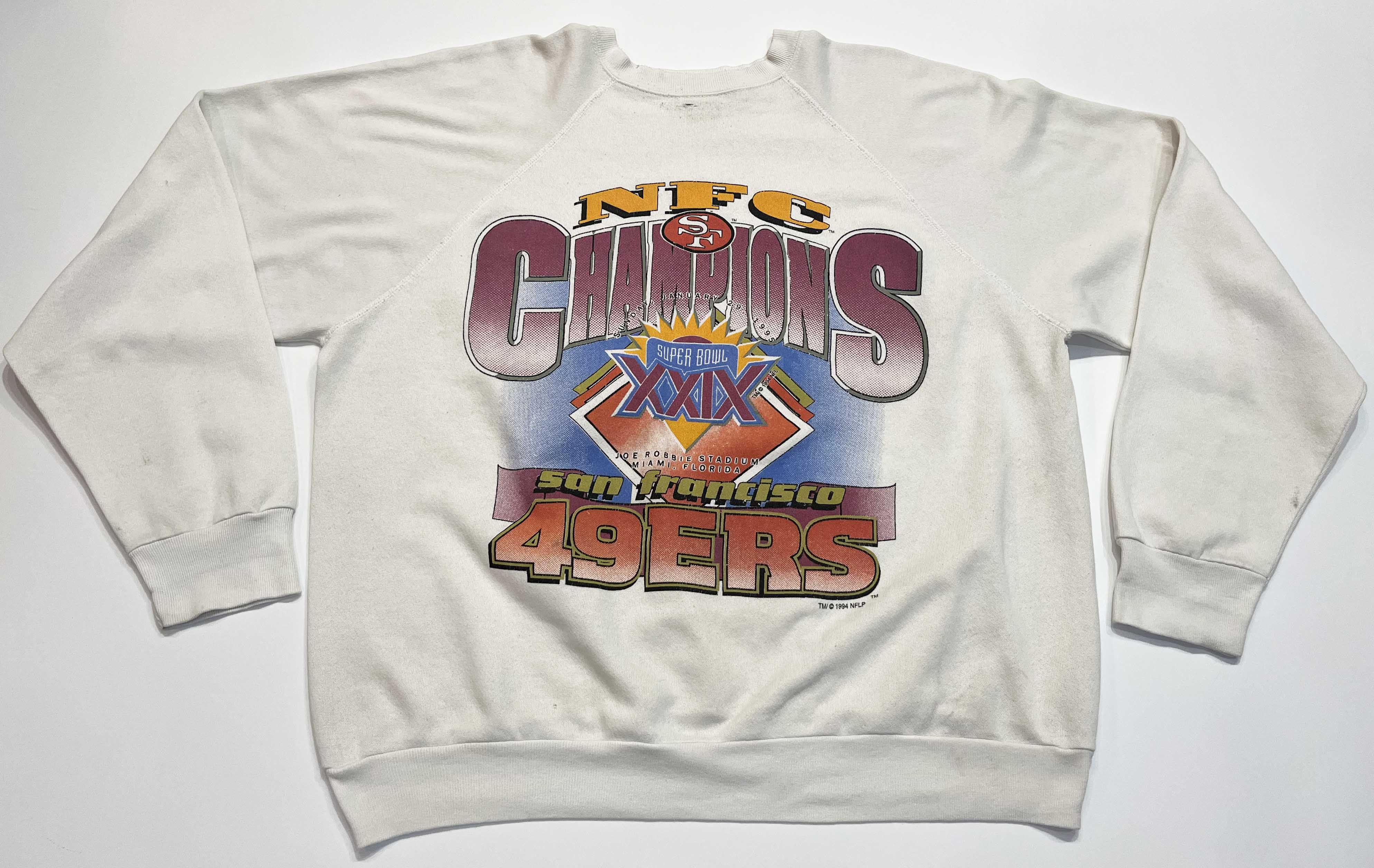 Tultex Vintage NFL 1994 San Francisco 49ers Crewneck Sweatshirt Size US XL / EU 56 / 4 - 1 Thumbnail