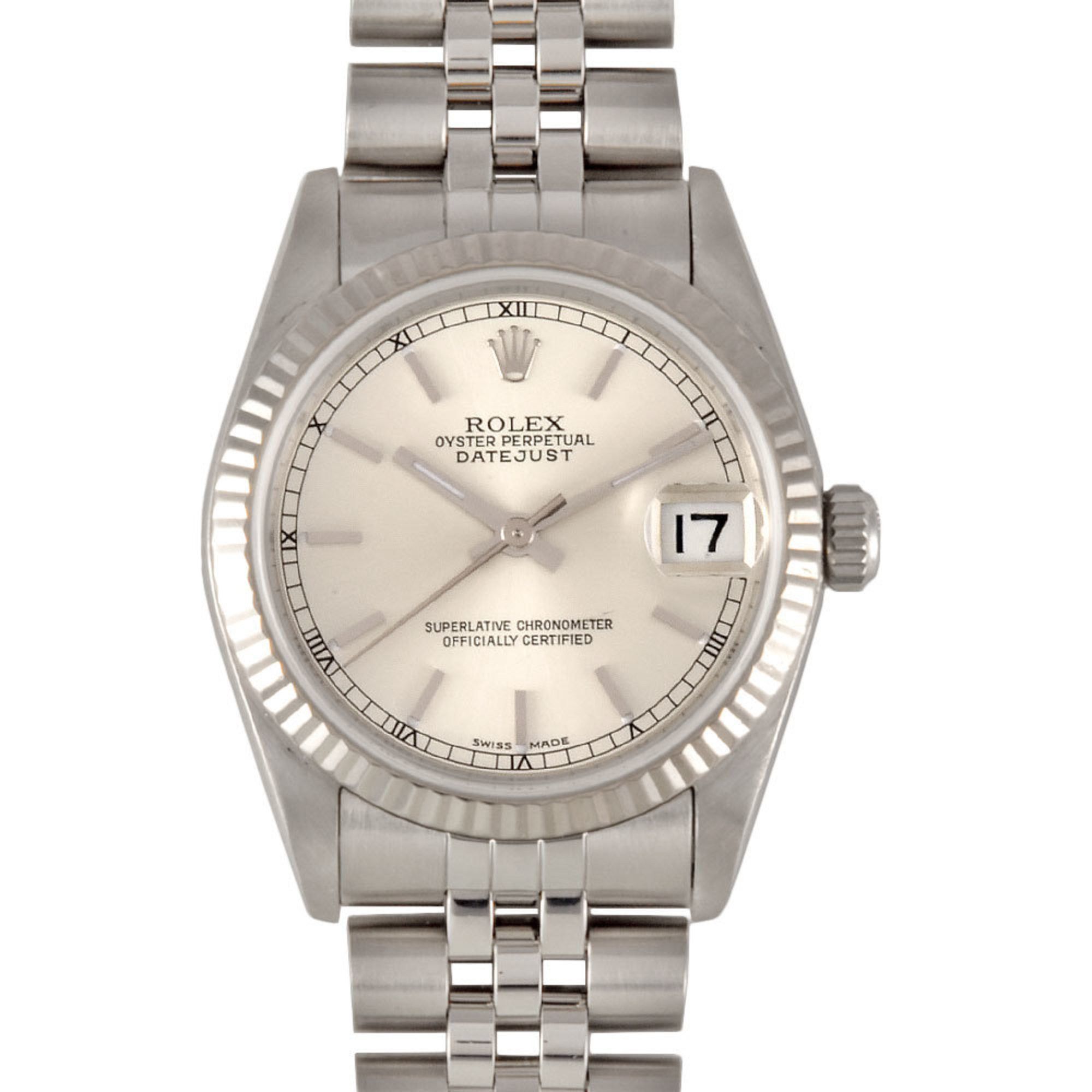 Rolex Rolex 68274 Datejust 31 N series (manufactured around 1991) Automatic watch Silver dial SS x WG Men's Size ONE SIZE - 1 Thumbnail