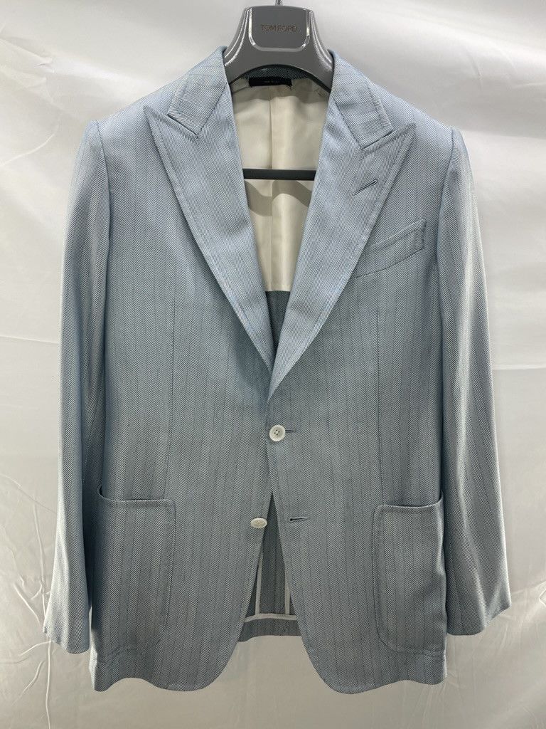 Tom Ford TOM FORD Spencer Basic Base D Silk Unlined Two Button Blazer Size 38R - 1 Thumbnail
