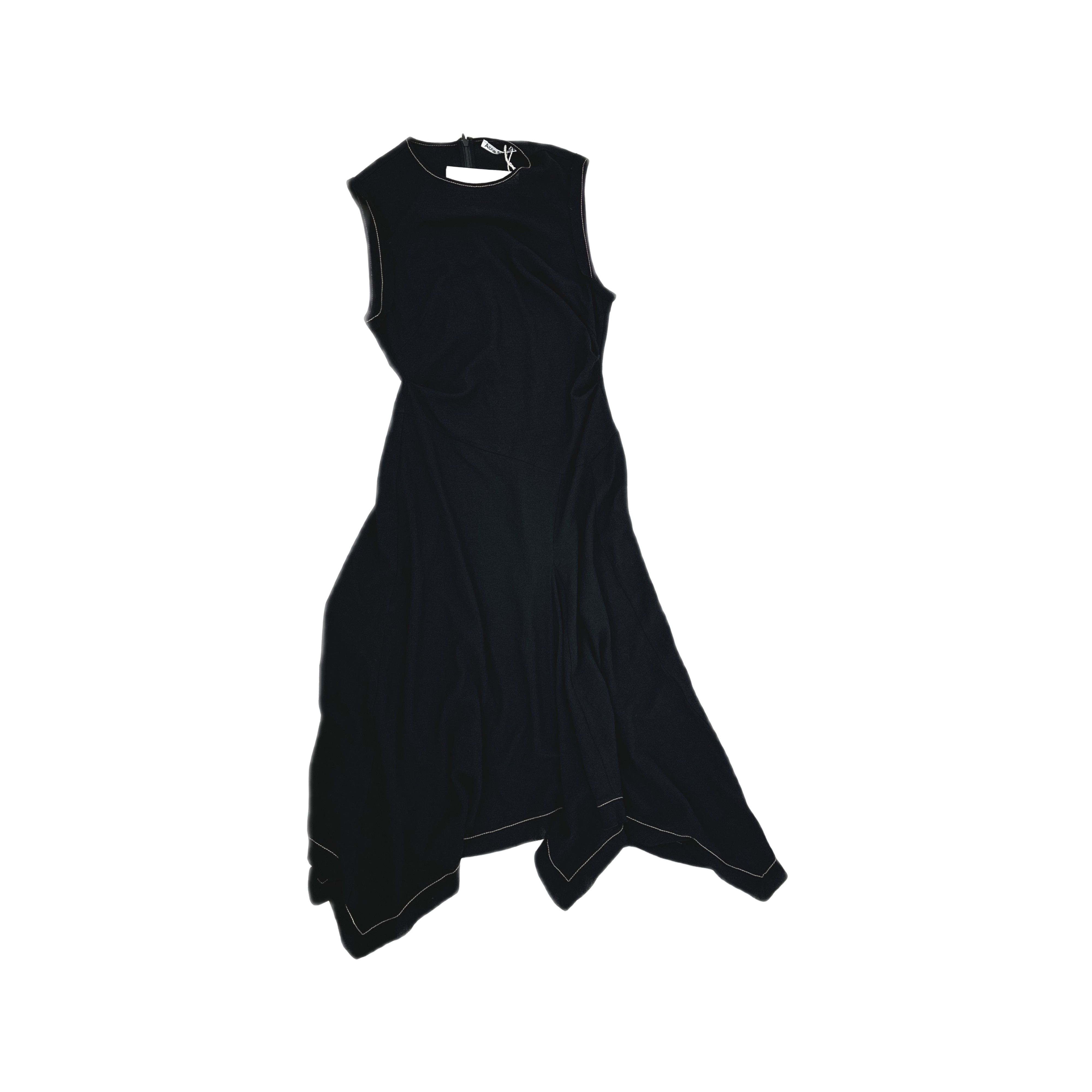 Acne Studios Acne Studios Asymmetric Sleeveless Midi Dress Size 34 Size XS / US 0-2 / IT 36-38 - 1 Thumbnail