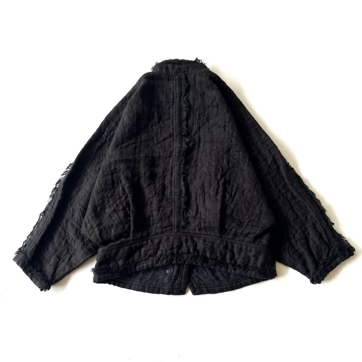 Issey Miyake GRAIL 80's Issey Miyake Oversized Hemp Cocoon Coat Kimono Size US M / EU 48-50 / 2 - 12 Thumbnail