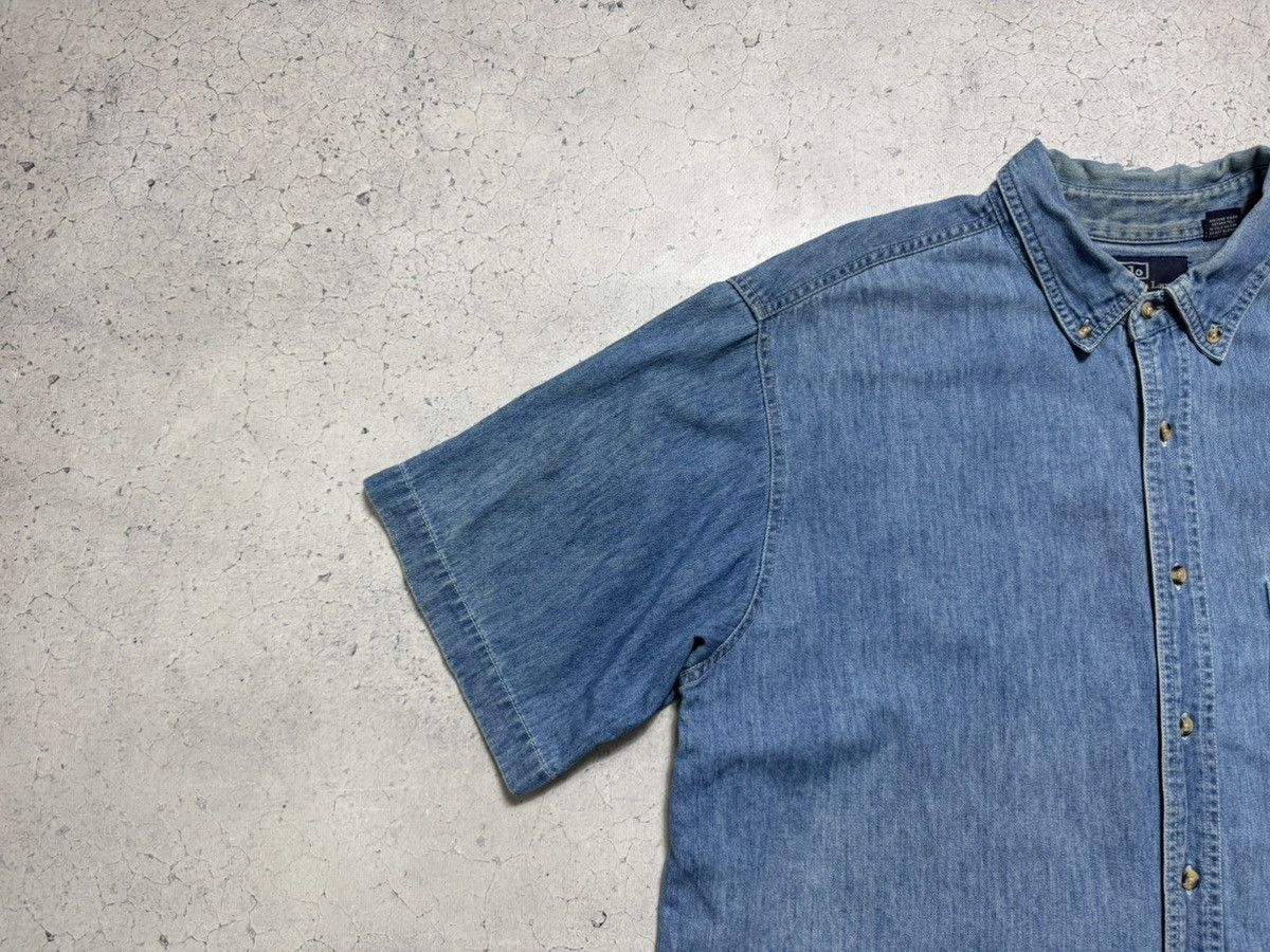 Polo Ralph Lauren Polo Ralph Lauren Vintage 80’s Denim Short Sleeve Shirt Size US L / EU 52-54 / 3 - 3 Thumbnail