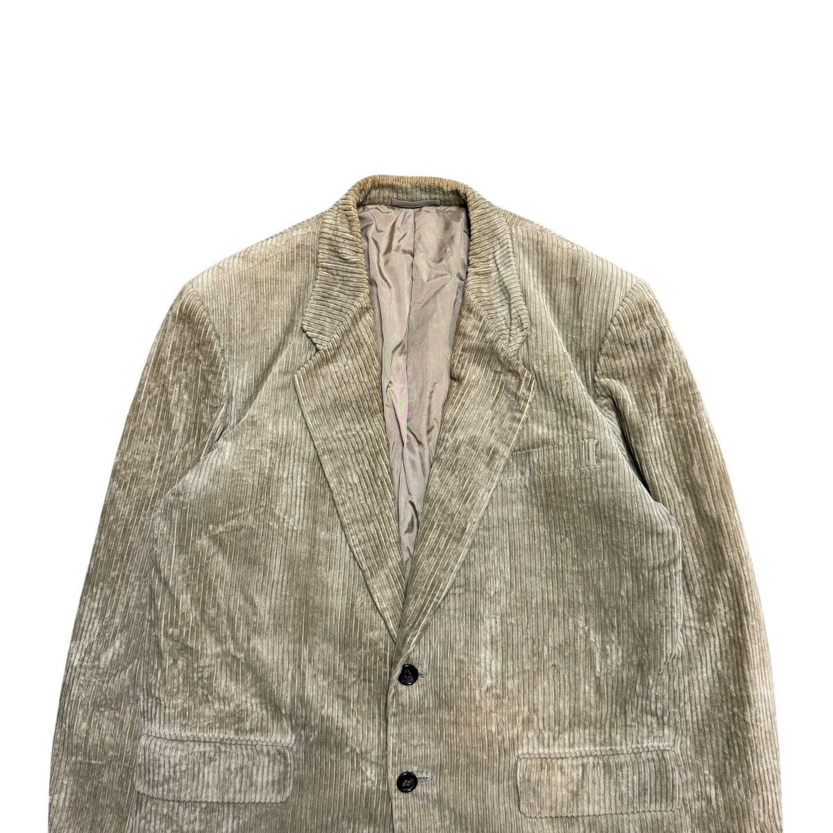 Comme des Garcons Homme Vintage 80s Comme Des Garcons Homme Corduroy Casual Jacket Size US S / EU 44-46 / 1 - 3 Thumbnail