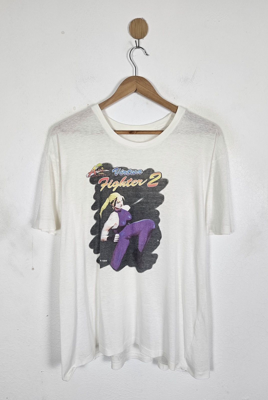 Vintage Vintage 90s Virtua Fighter 2 Sega Game shirt Size US L / EU 52-54 / 3 - 1 Thumbnail