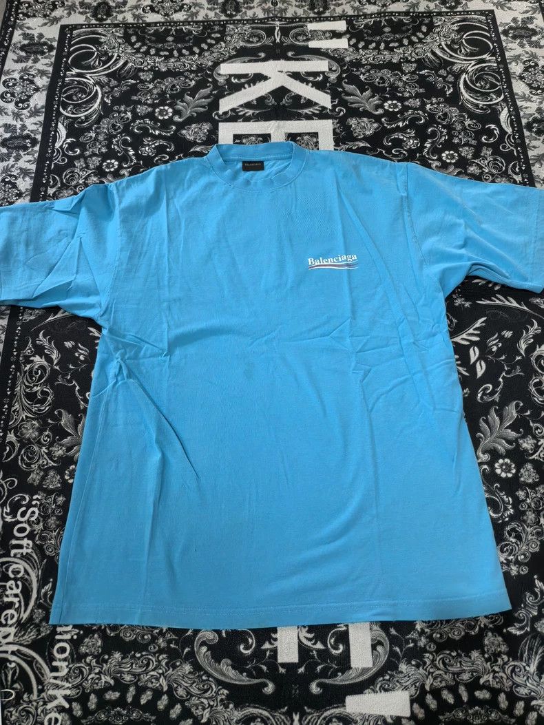 Balenciaga Balenciaga ss23 blue wave ice crack Coca-Cola logo short s Size US M / EU 48-50 / 2 - 1 Thumbnail