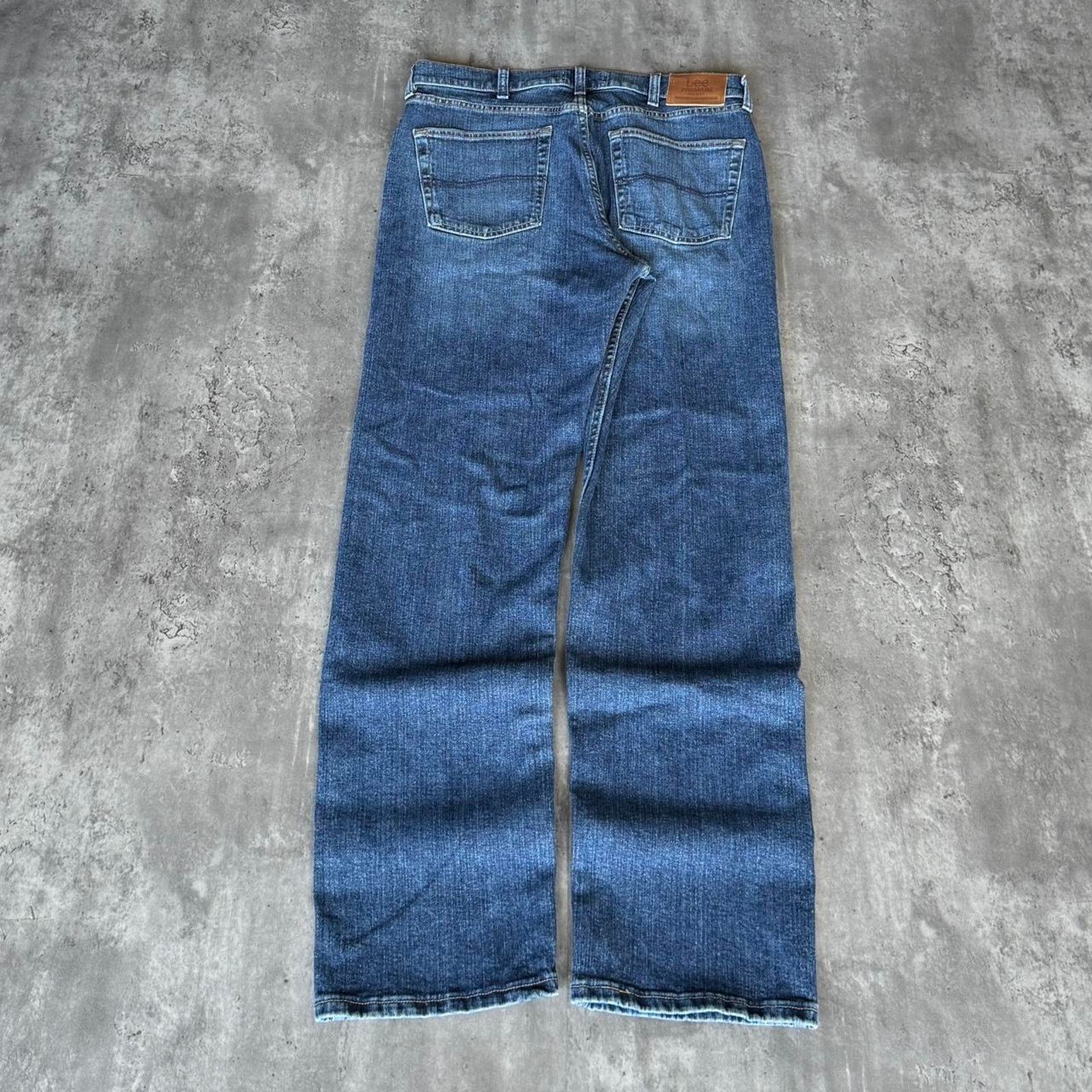 Lee × Levi's × Levi's Vintage Clothing Vintage Y2K Lee Premium Embroidered Essential Denim Jeans Size US 34 / EU 50 - 1 Thumbnail