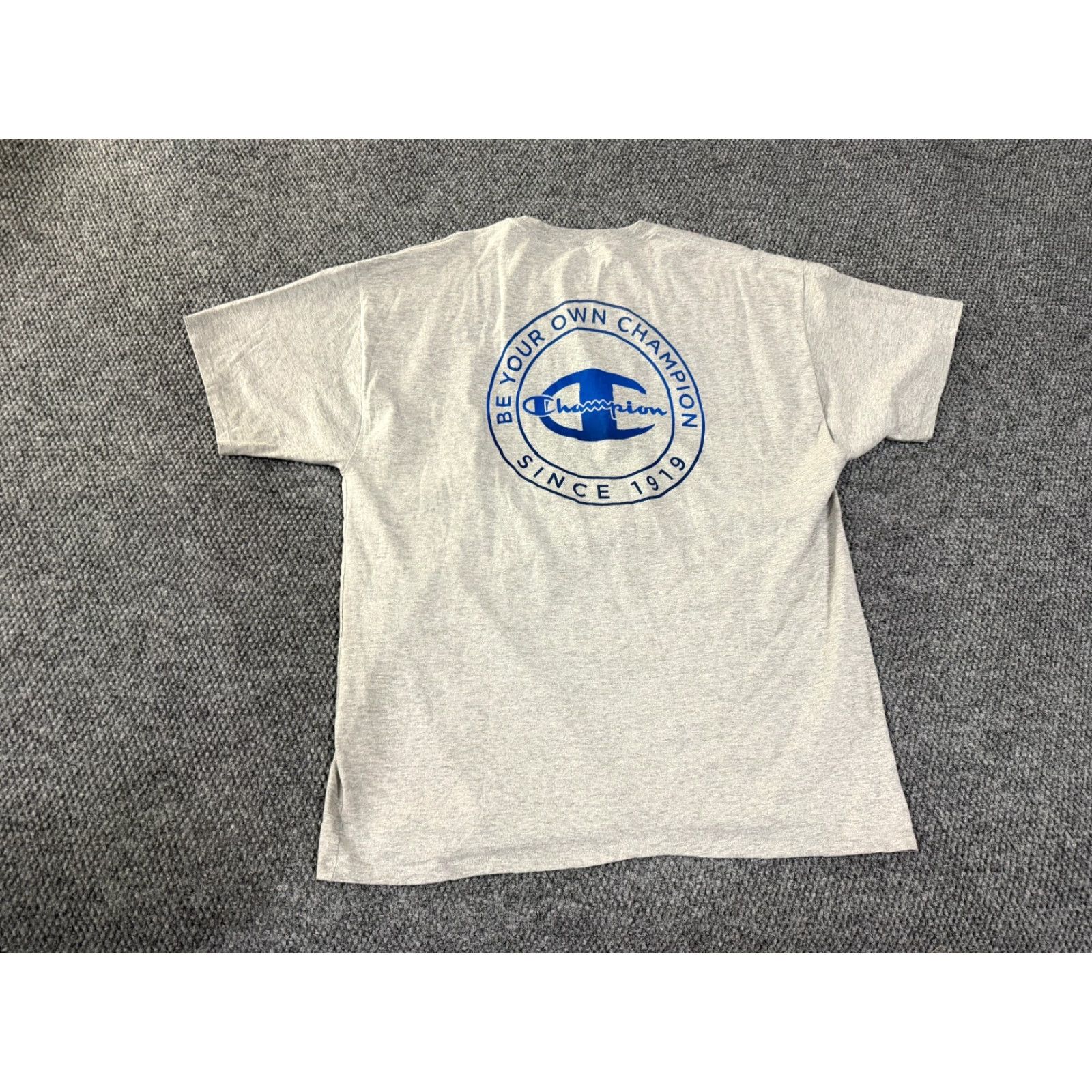 Champion Champion T Shirt Mens 2XL Gray Graphic Logo Short Sleeve Athletic Size US XXL / EU 58 / 5 - 7 Thumbnail
