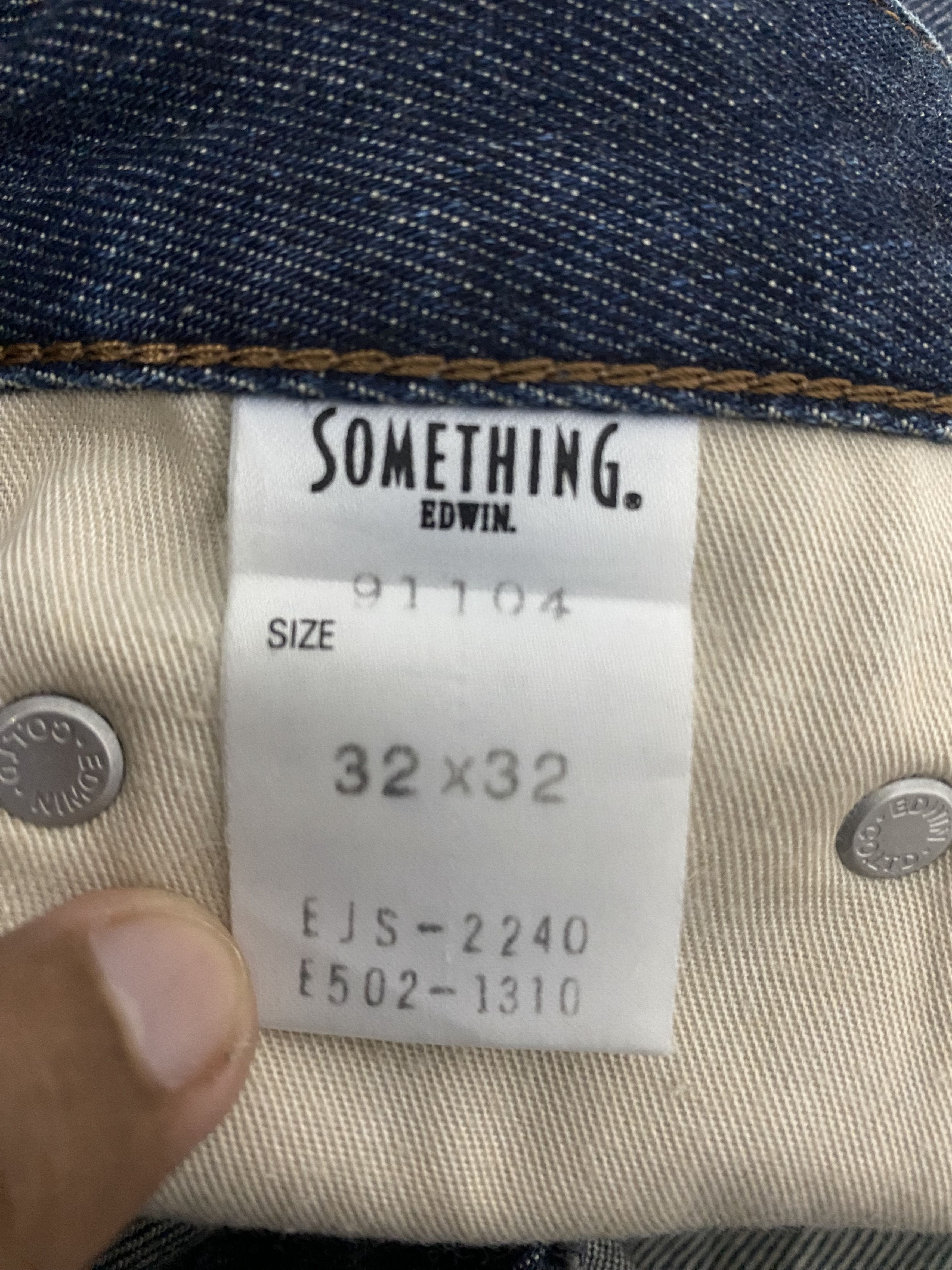 Edwin Vtg Edwin 'Something' Sophia Pour Femme High Waisted Jeans Size 32" / US 10 / IT 46 - 13 Thumbnail
