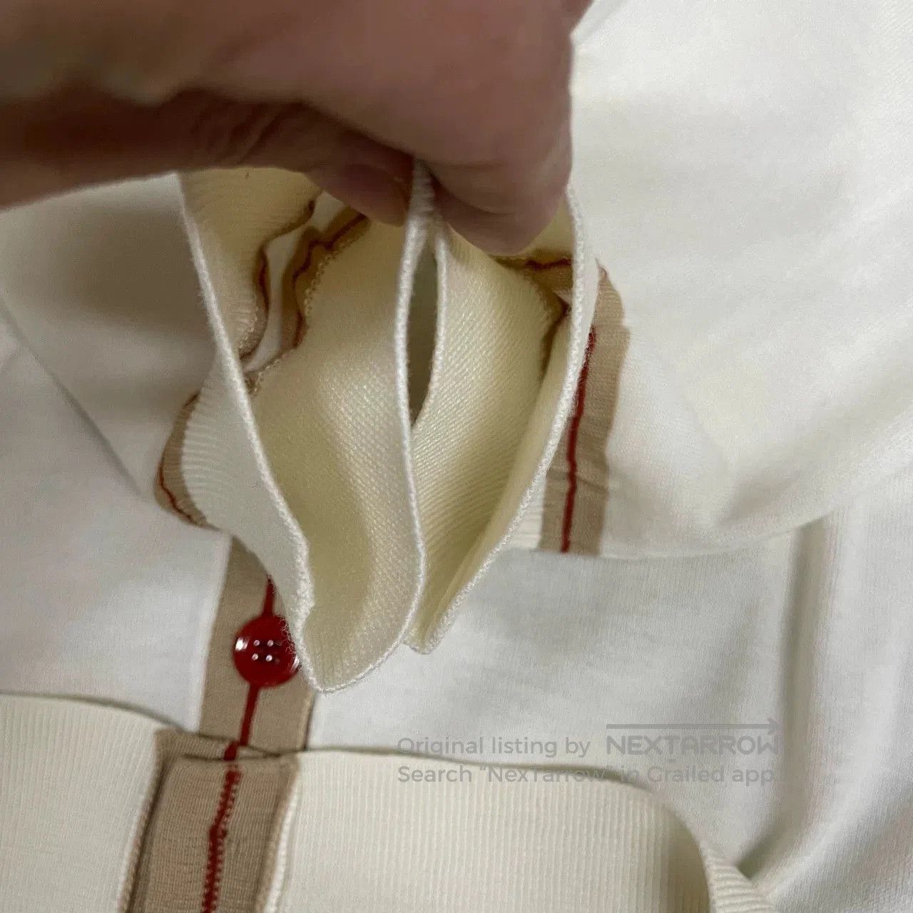 Loewe Loewe Beige Chest Logo Knit Cardigan. Size US S / EU 44-46 / 1 - 4 Thumbnail