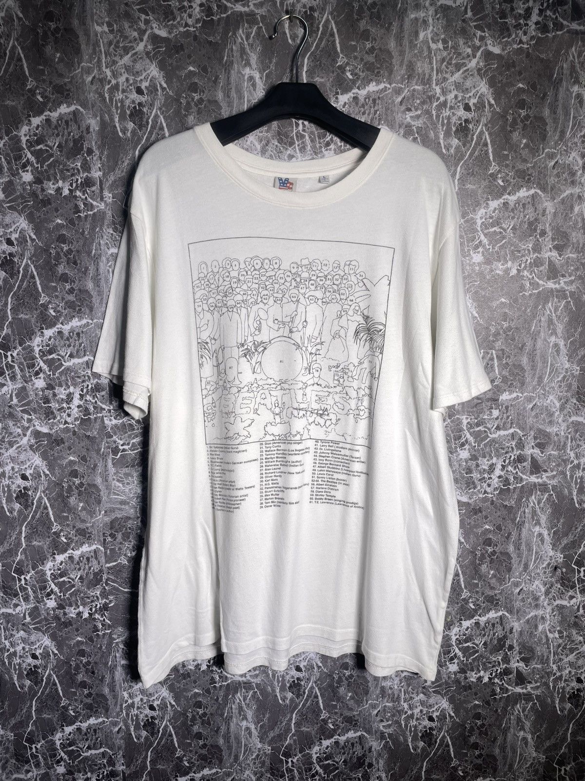 Junk Food Junk Food The Beatles Graphic Band Tee White Vintage Size US L / EU 52-54 / 3 - 1 Thumbnail