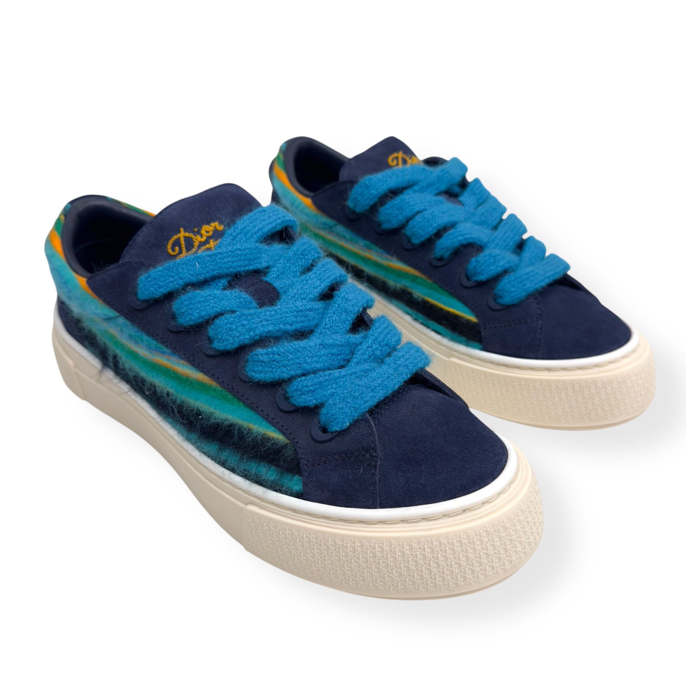 Dior DIOR X DENIM TEARS B33 MOHAIR SNEAKER BLUE 42 / UK8 Size US 9 / EU 42 - 5 Thumbnail