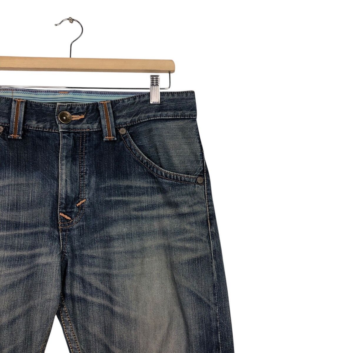 Japanese Brand 📌Exclusive Vintage Denim Jeans Edwin Punk Design IsseyMiyake Size US 32 / EU 48 - 7 Thumbnail