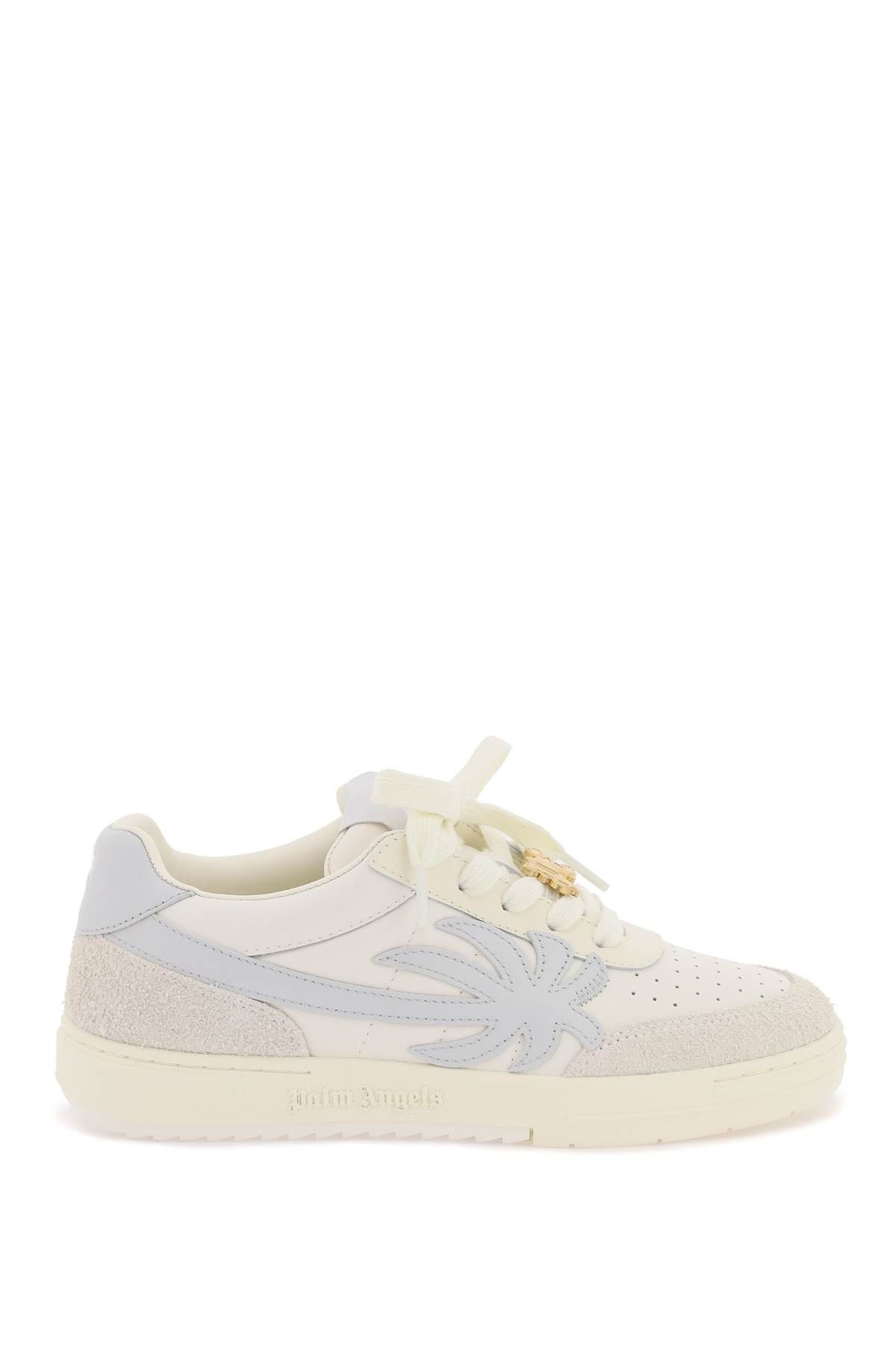 image of Palm Angels Palm Beach University Sneakers in Beige Grey, Women's (Size 7)