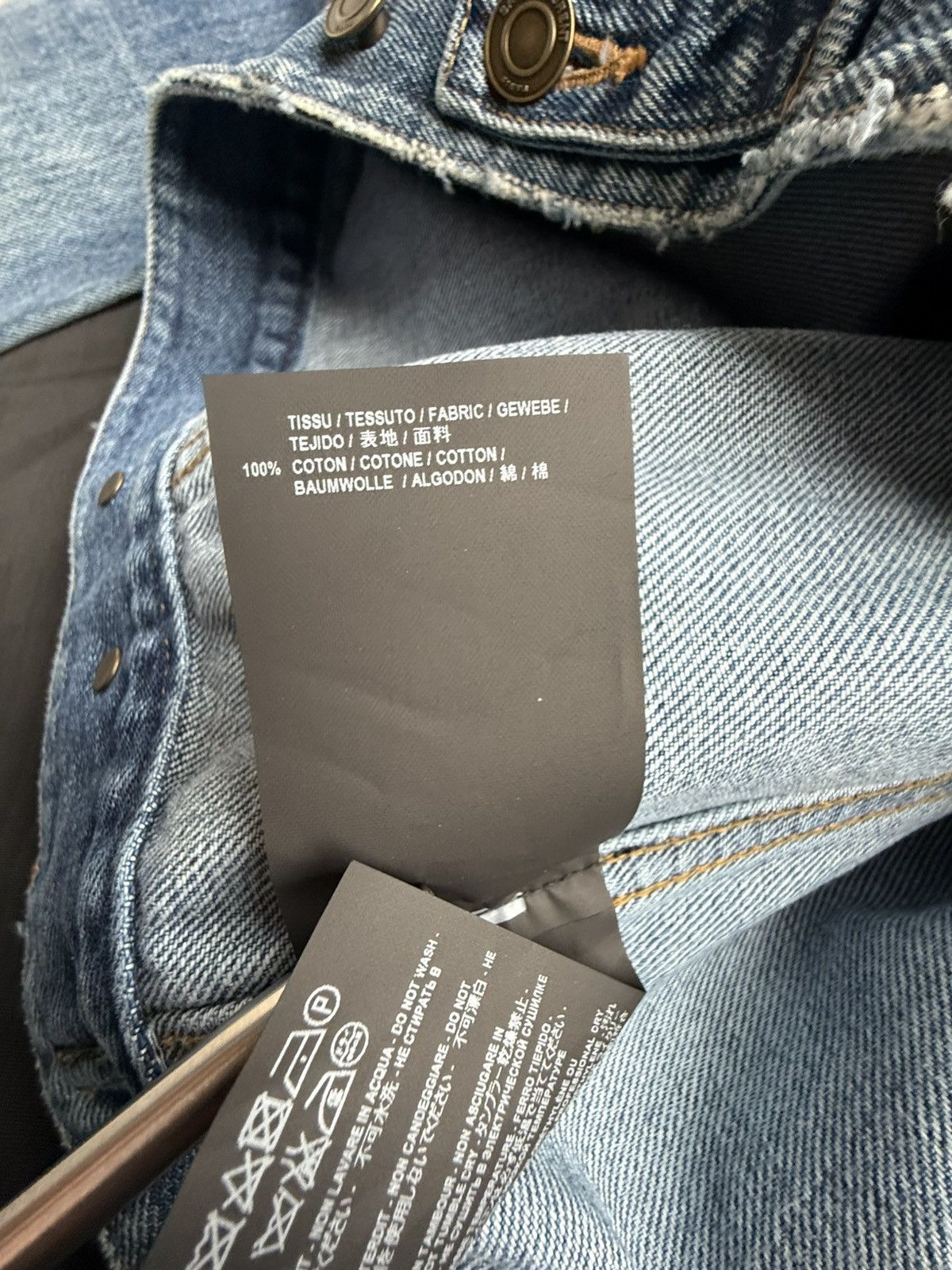 Saint Laurent Paris SS16 Saint Laurent Hedi Slimane palm tree denim jacket XL Size US XL / EU 56 / 4 - 23 Thumbnail