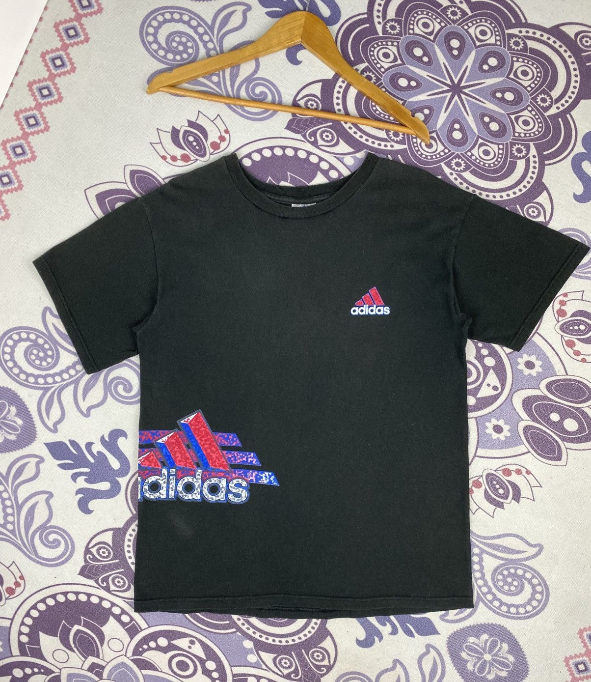 Adidas Rare🔥Vintage Adidas Shirt Big Logo Spell Out Size US M / EU 48-50 / 2 - 1 Thumbnail