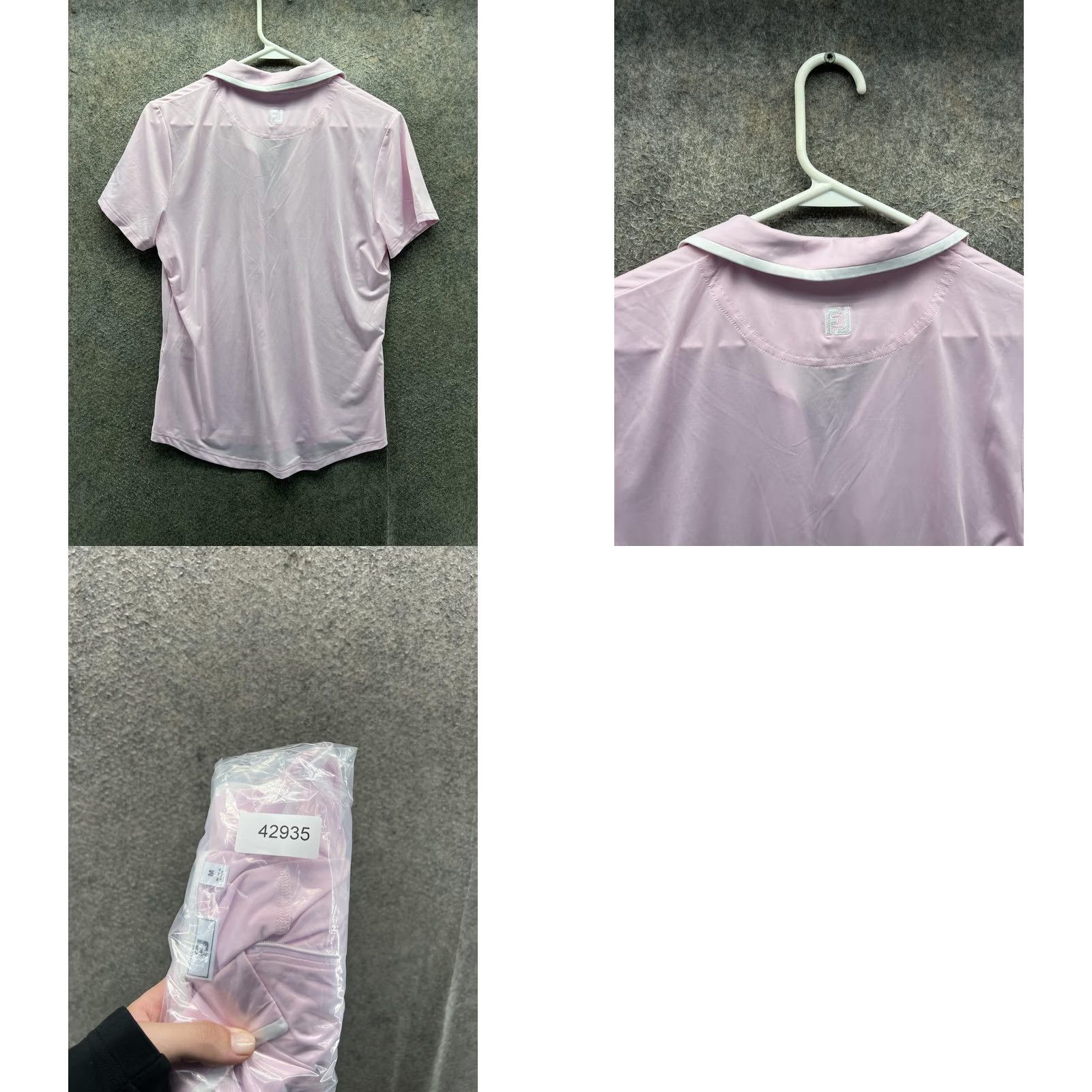 Footjoy FootJoy Polo Shirt Womens M Pink Short Sleeve 1/4 Zip Regions Tradition Golf Activewear Summer Womens Size M / US 6-8 / IT 42-44 - 8 Thumbnail