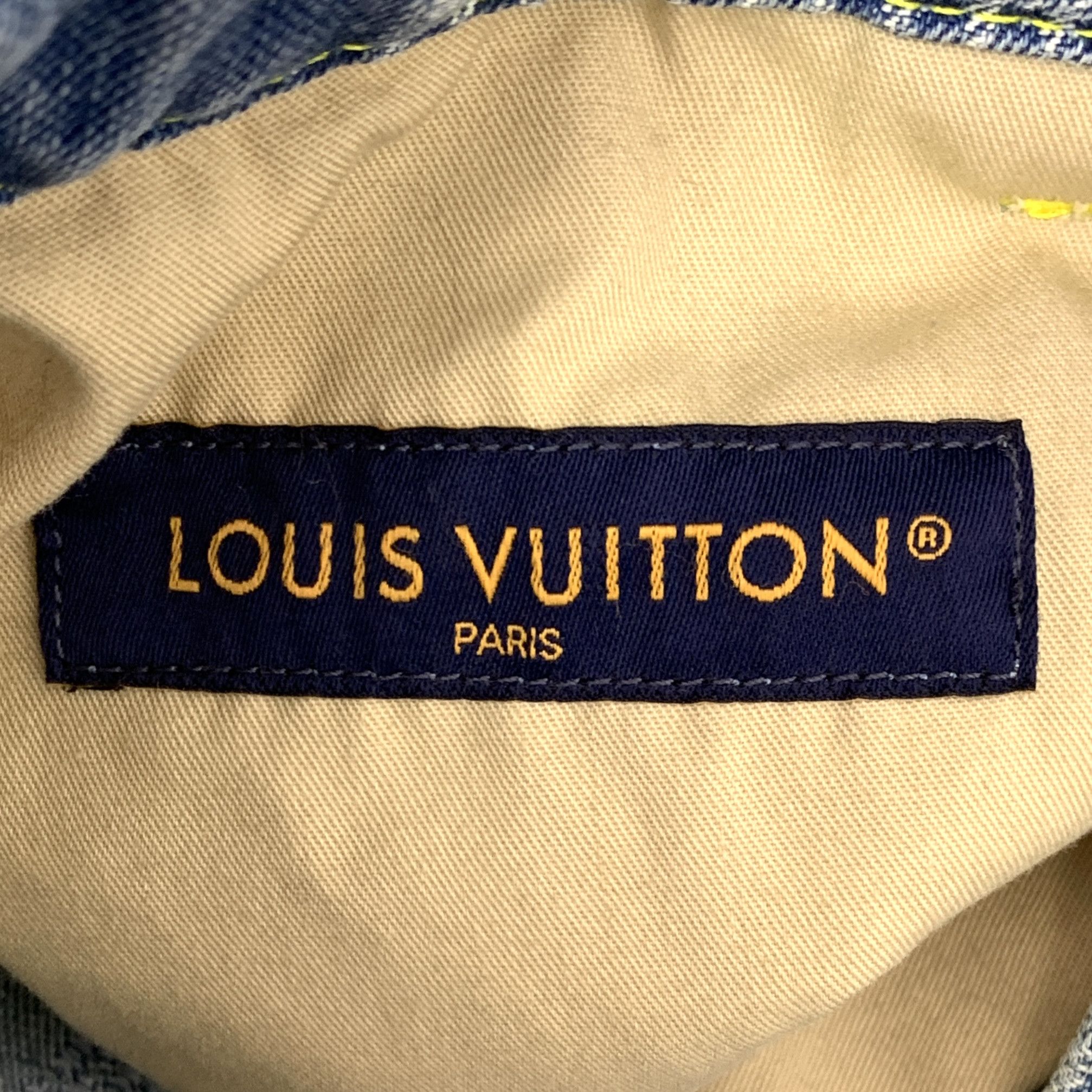 Louis Vuitton Louis Vuitton Washed Damier Denim Jeans Light Blue (30) Size 30" / US 8 / IT 44 - 7 Thumbnail