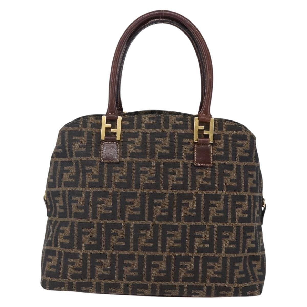 Fendi FENDI Zucca Canvas Mamma Baguette Hand Bag Black Brown Size ONE SIZE - 13 Thumbnail