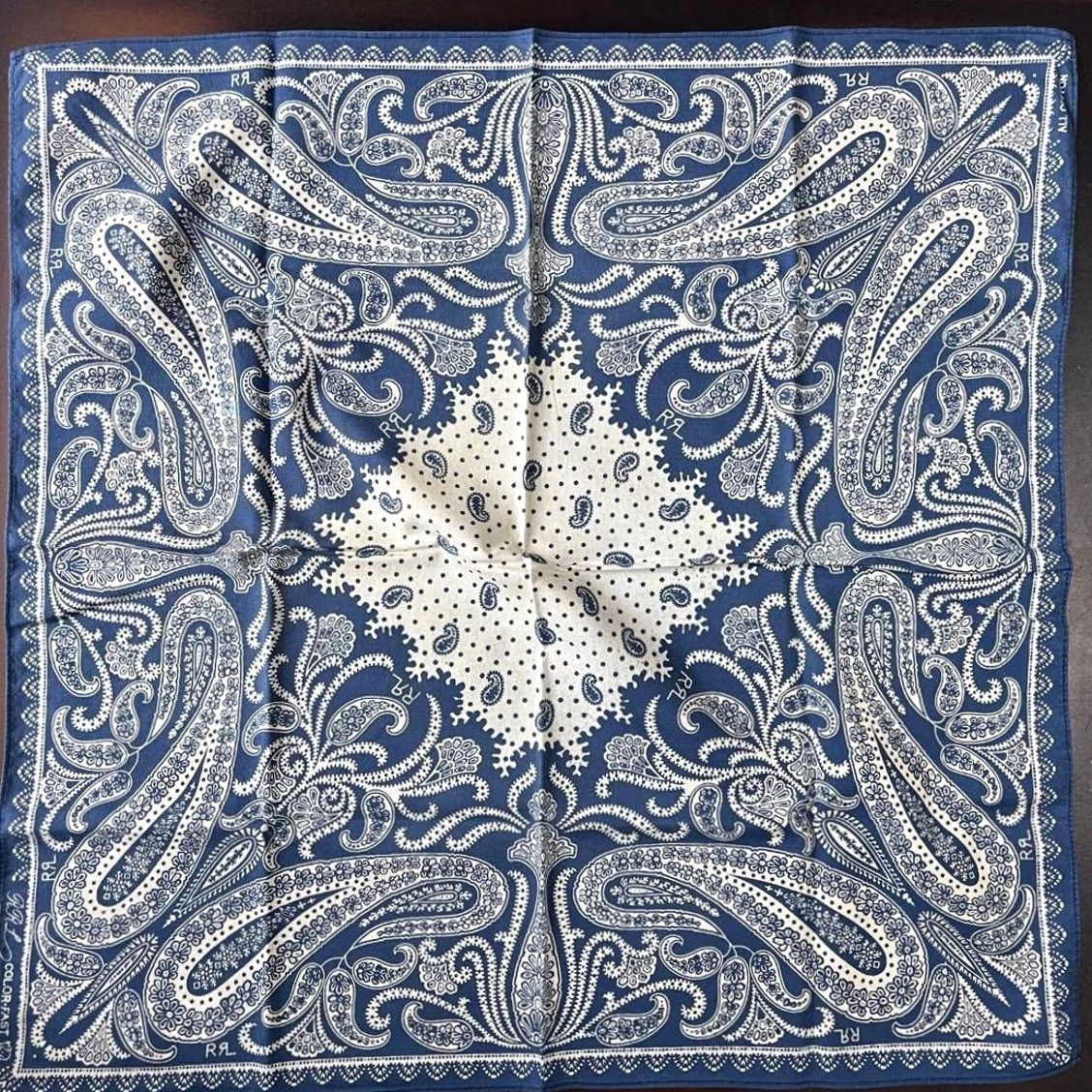 Ralph Lauren RRL RALPH LAUREN BANDANA SET 2PK BLUE RED HAT Size ONE SIZE - 4 Thumbnail