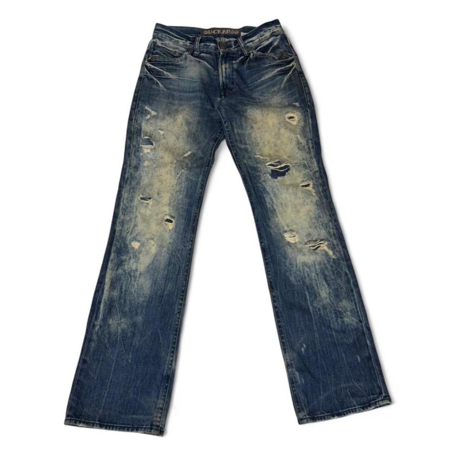 True Religion Buckaroo vintage flap pockets with stud works mud wash shade Size 29" - 3 Thumbnail