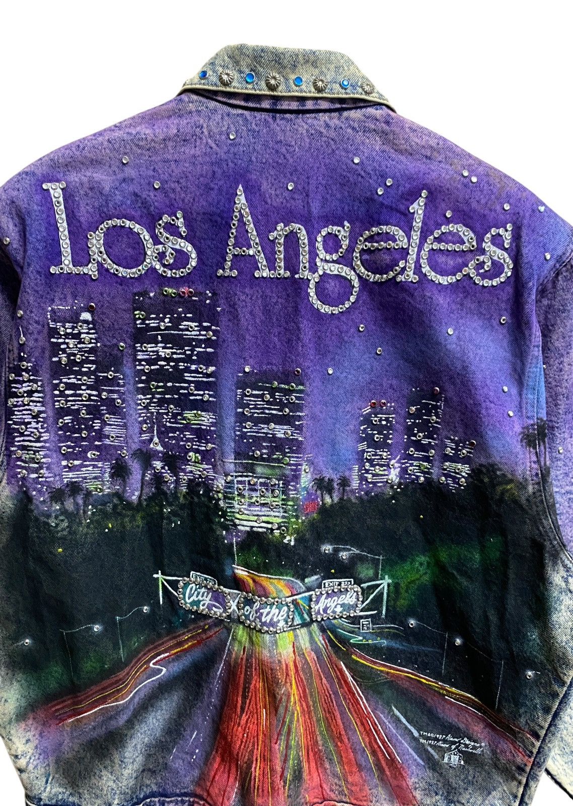 Vintage Rare Vintage Hand Painted Tony Alamo Trucker Denim 1989s Size US M / EU 48-50 / 2 - 4 Thumbnail