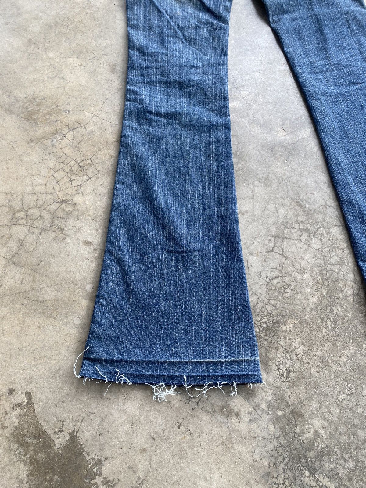 Hysteric Glamour × Japanese Brand Flare Jeans Japanese Ana Kerry Stretch Denim Low Rise Size 29" - 12 Thumbnail