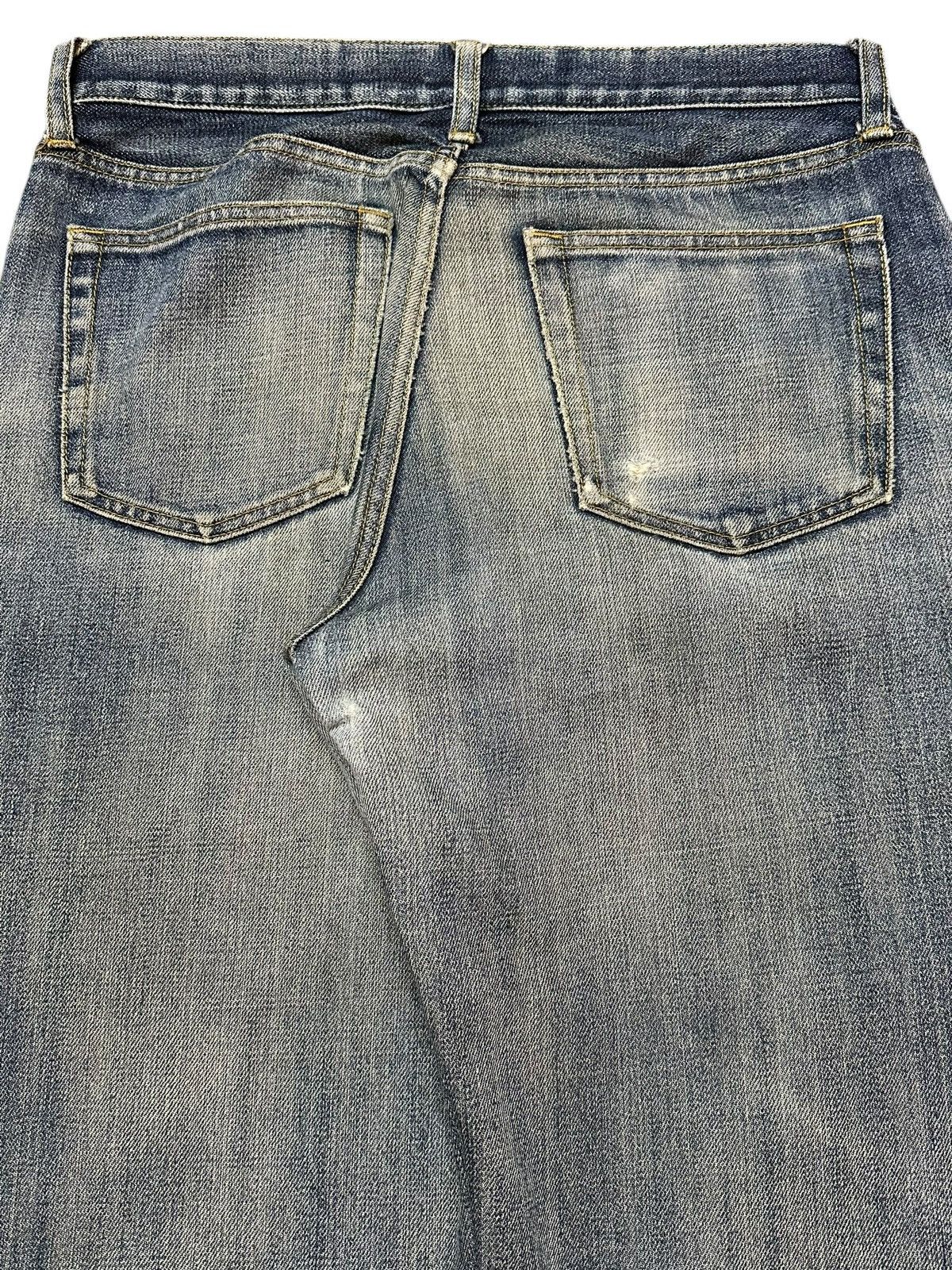 Uniqlo Vintage Japanese Uniqlo Blue Faded Wash Distress Style Jeans Size US 30 / EU 46 - 6 Thumbnail