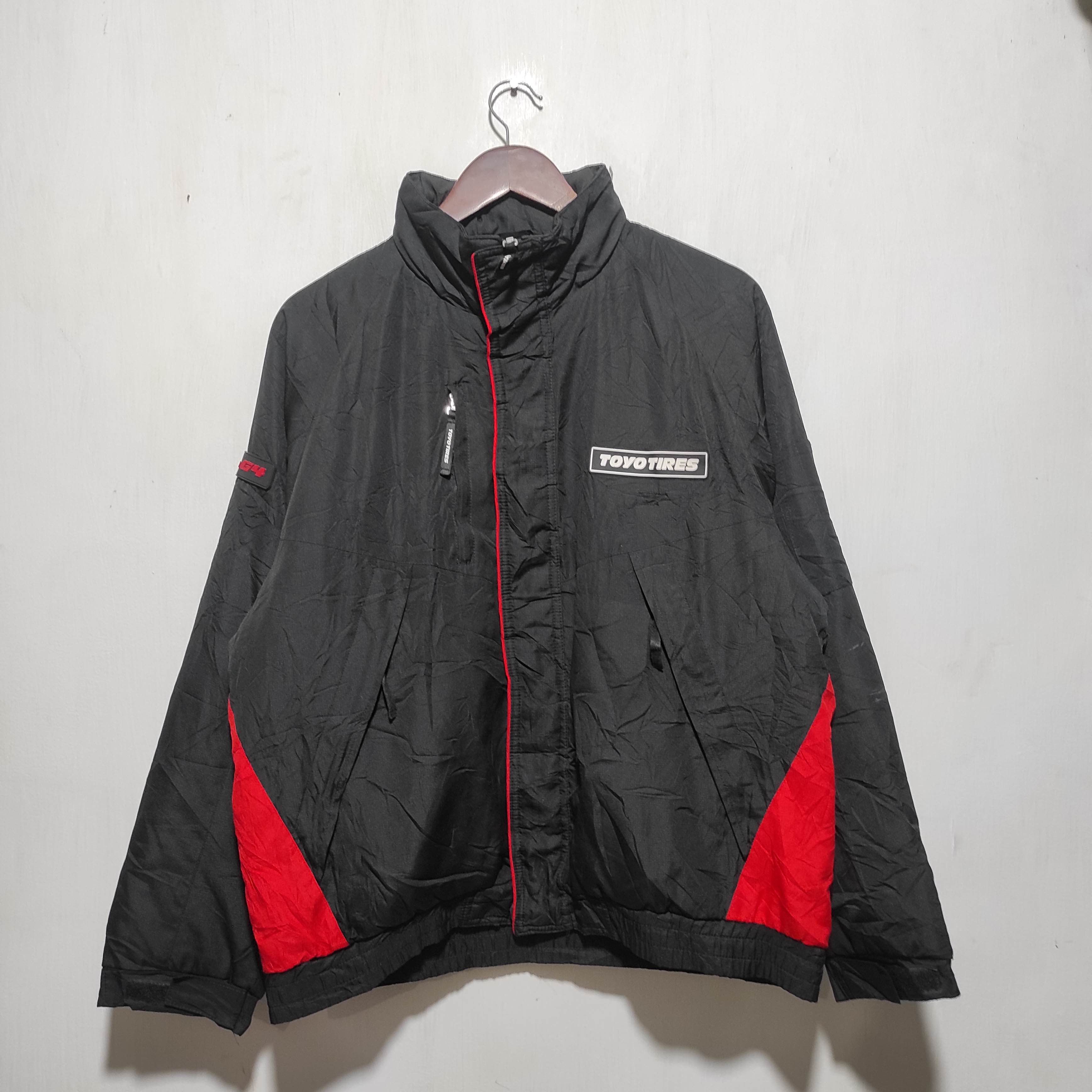 Japanese Brand Vintage Toyo Tires 360 Studless Racing Jacket Japanese Size US L / EU 52-54 / 3 - 1 Thumbnail