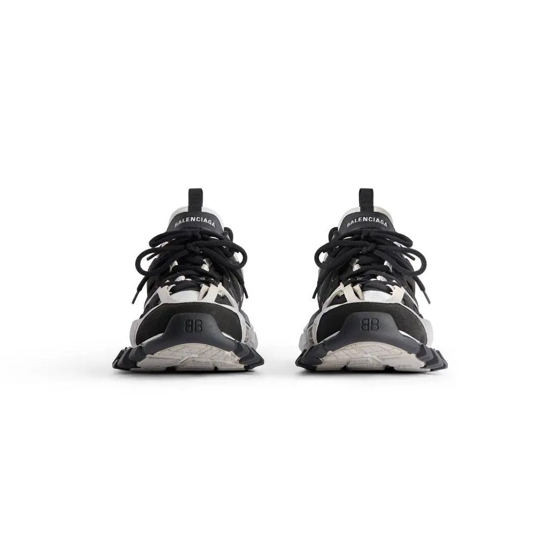 Balenciaga o1w1db10526 Track Sneakers in Chalk/Black Size US 13 / EU 46 - 3 Thumbnail