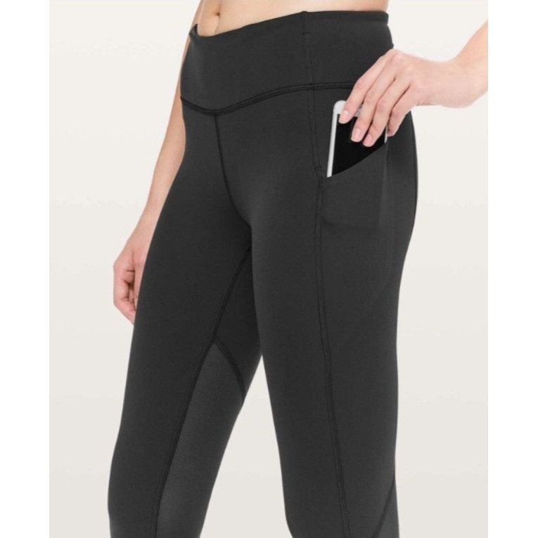 Lululemon 𝓛𝓾𝓵𝓾𝓵𝓮𝓶𝓸𝓷 Pace Rival Crop *Full-On Luxtreme 22"Blac Size 27" / US 4 / IT 40 - 4 Thumbnail