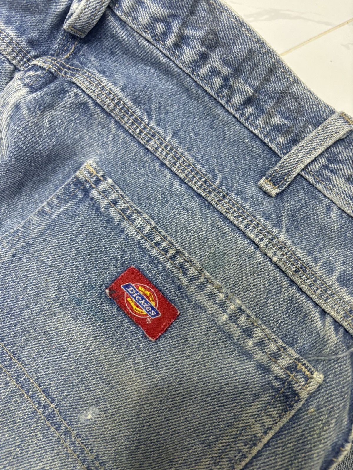 Dickies DICKIES BAGGY CARPENTER DENIM JEANS Size US 34 / EU 50 - 8 Thumbnail