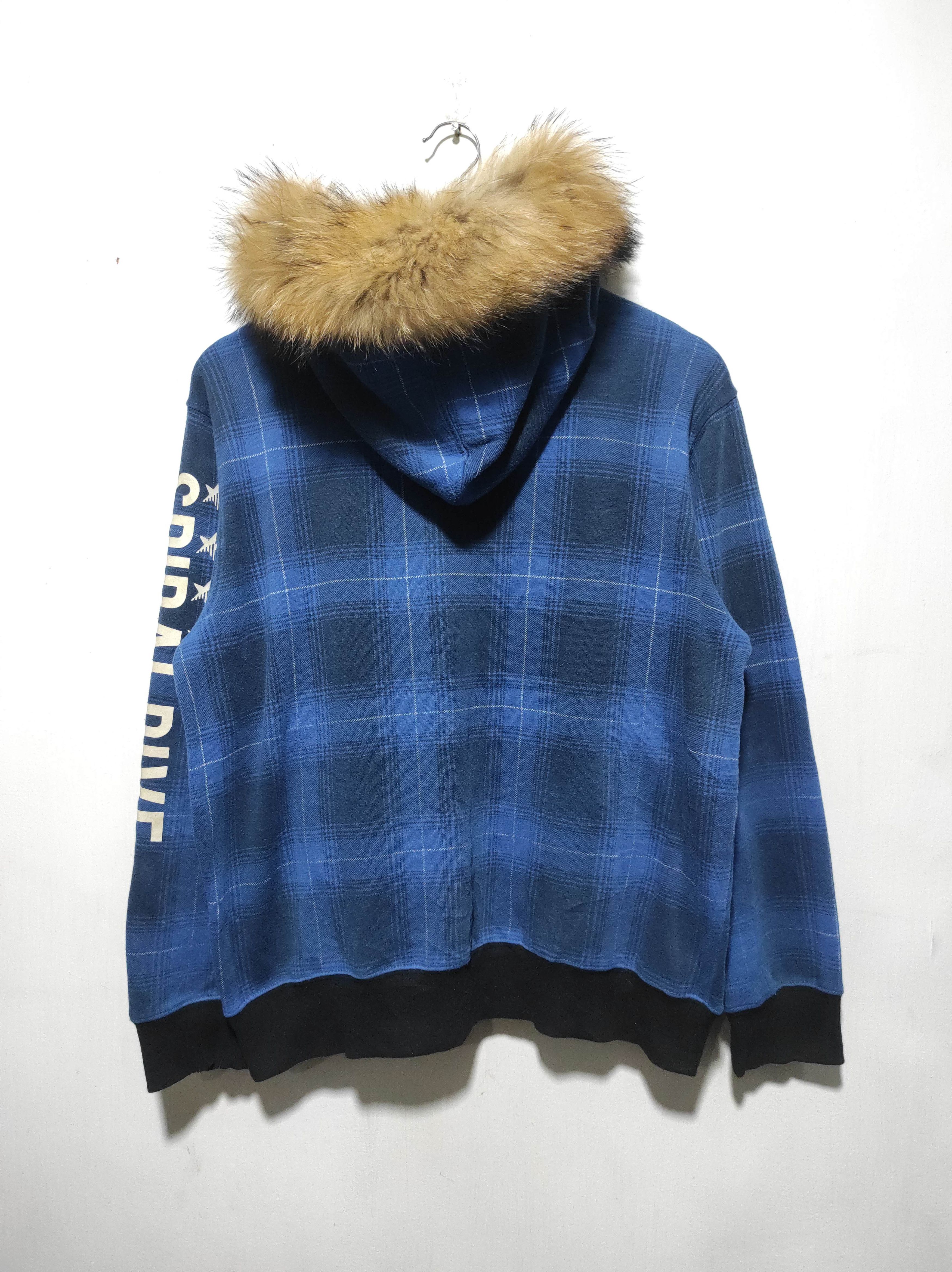 Japanese Brand Beaumere Plaid Zipper fur hoodie ifsix LGB style Size US M / EU 48-50 / 2 - 13 Thumbnail