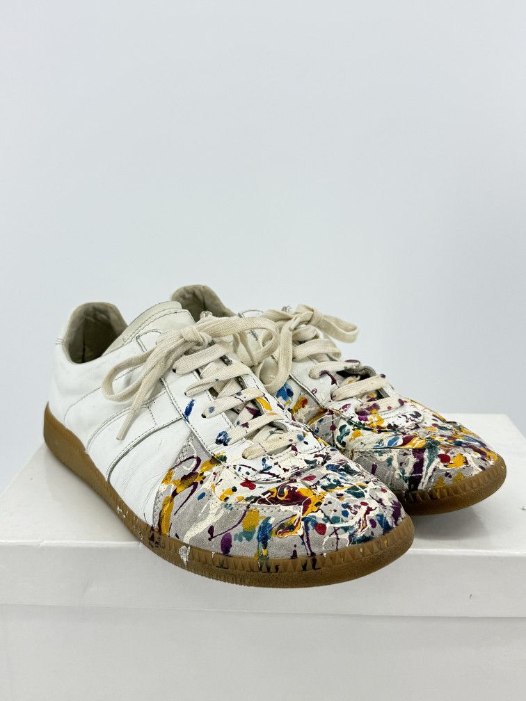 Maison Margiela Vintage GAT Low Paint Splatter Size US 8 / EU 41 - 2 Thumbnail