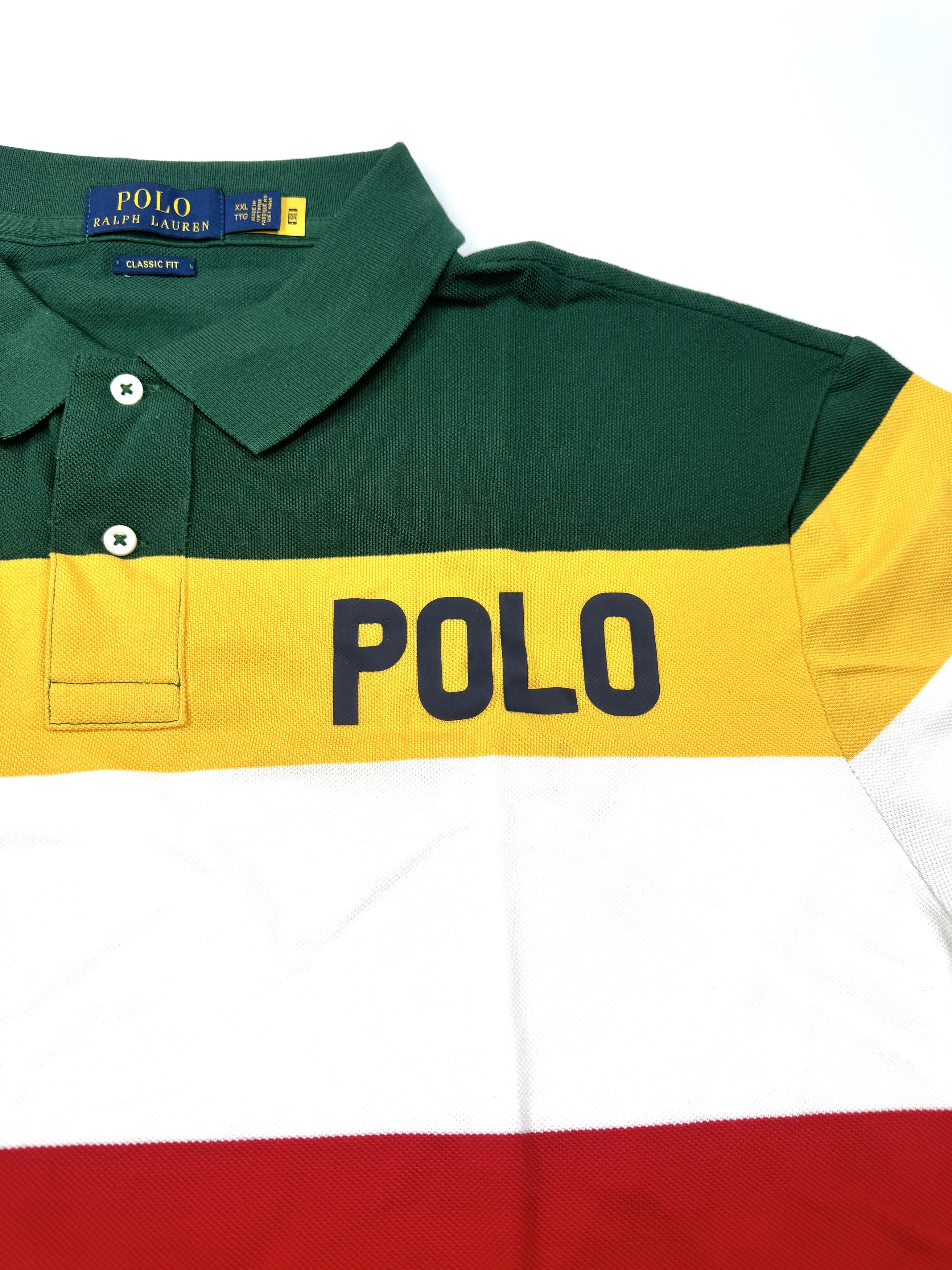 Polo Ralph Lauren NWT POLO RALPH LAUREN COLOR-BLOCKED LOGO MESH POLO SHIRT Size US XXL / EU 58 / 5 - 9 Thumbnail