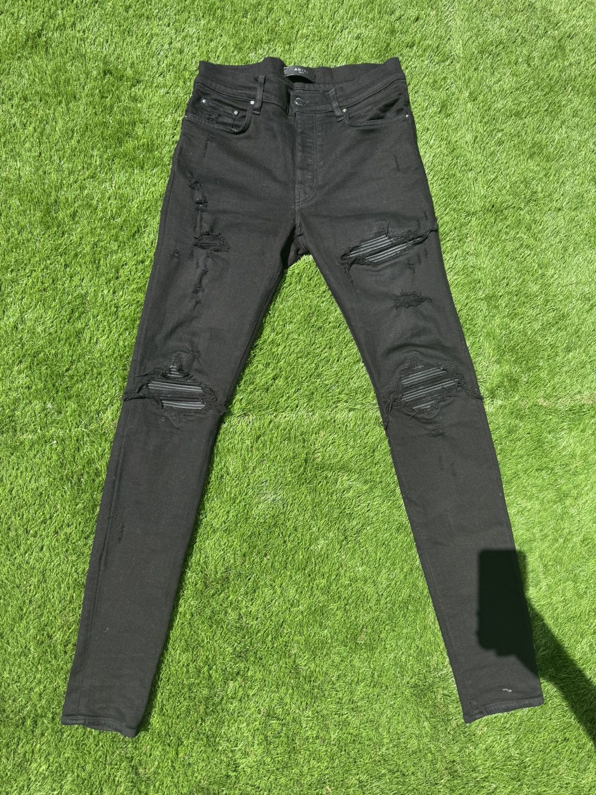 Amiri Amiri Jeans Black Black patch Size US 33 - 1 Thumbnail